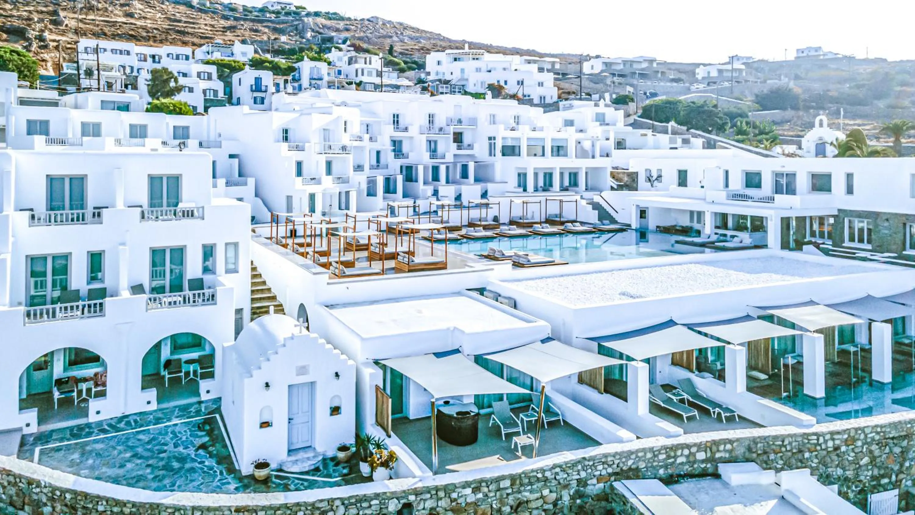 Property building in Manoula's Beach Mykonos Resort