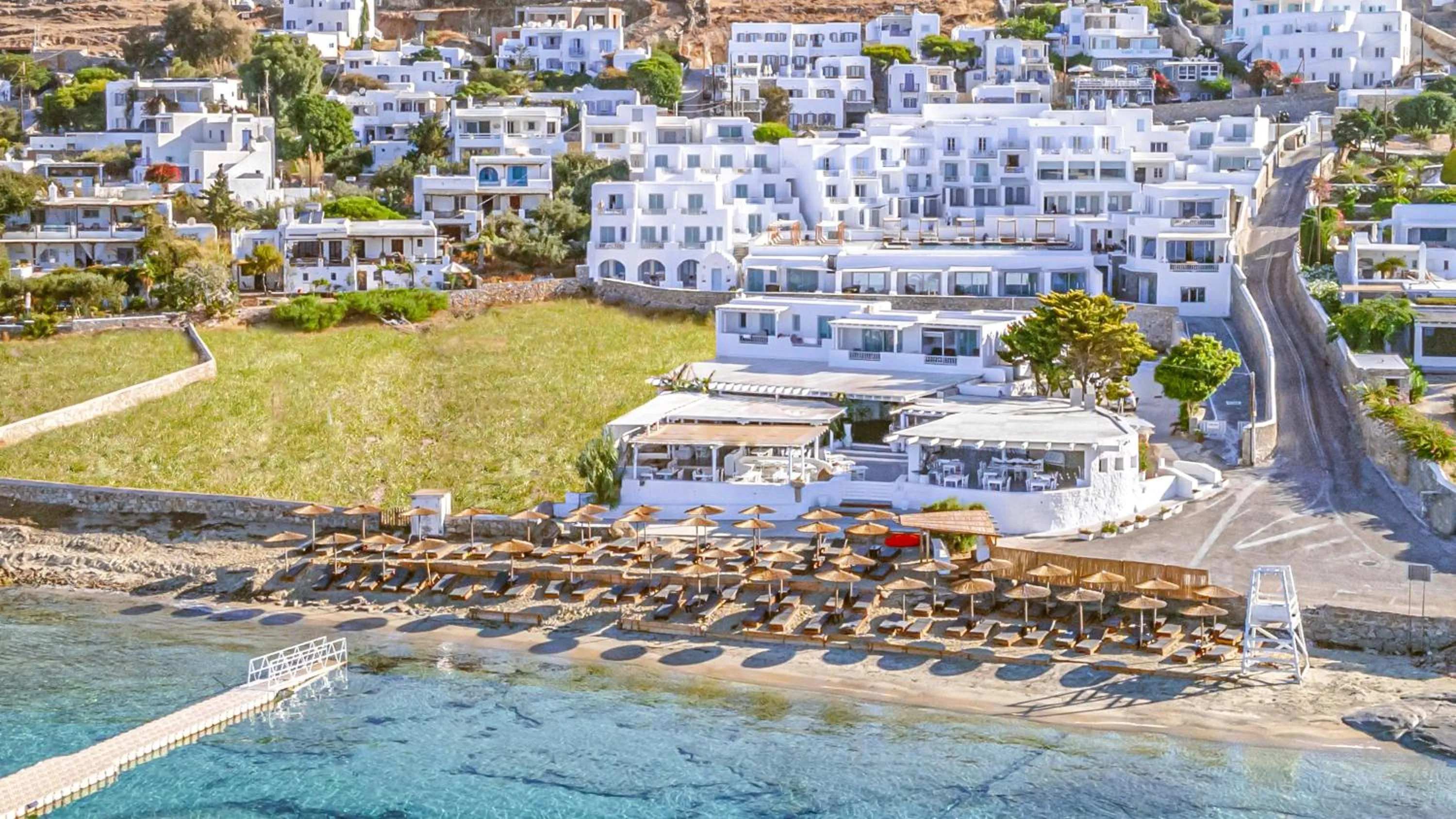 Property building in Manoula's Beach Mykonos Resort