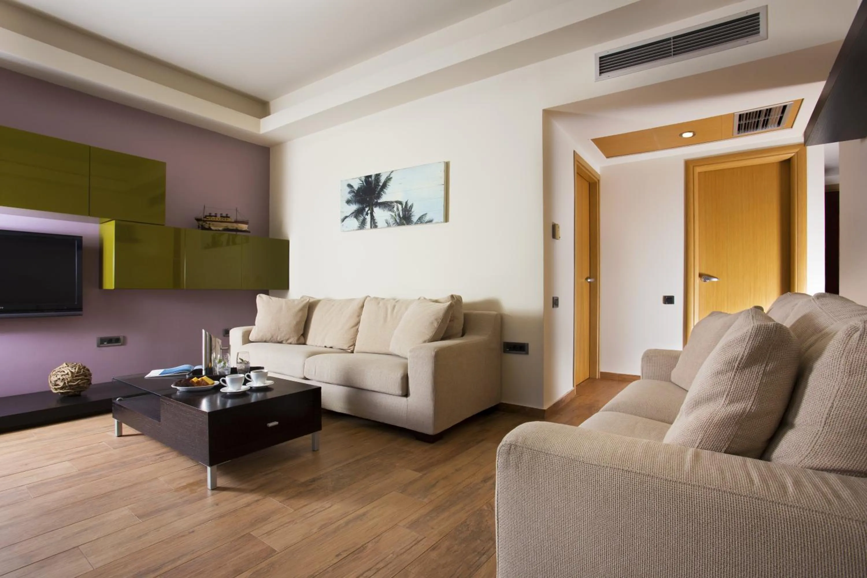 Living room in Elite City Resort