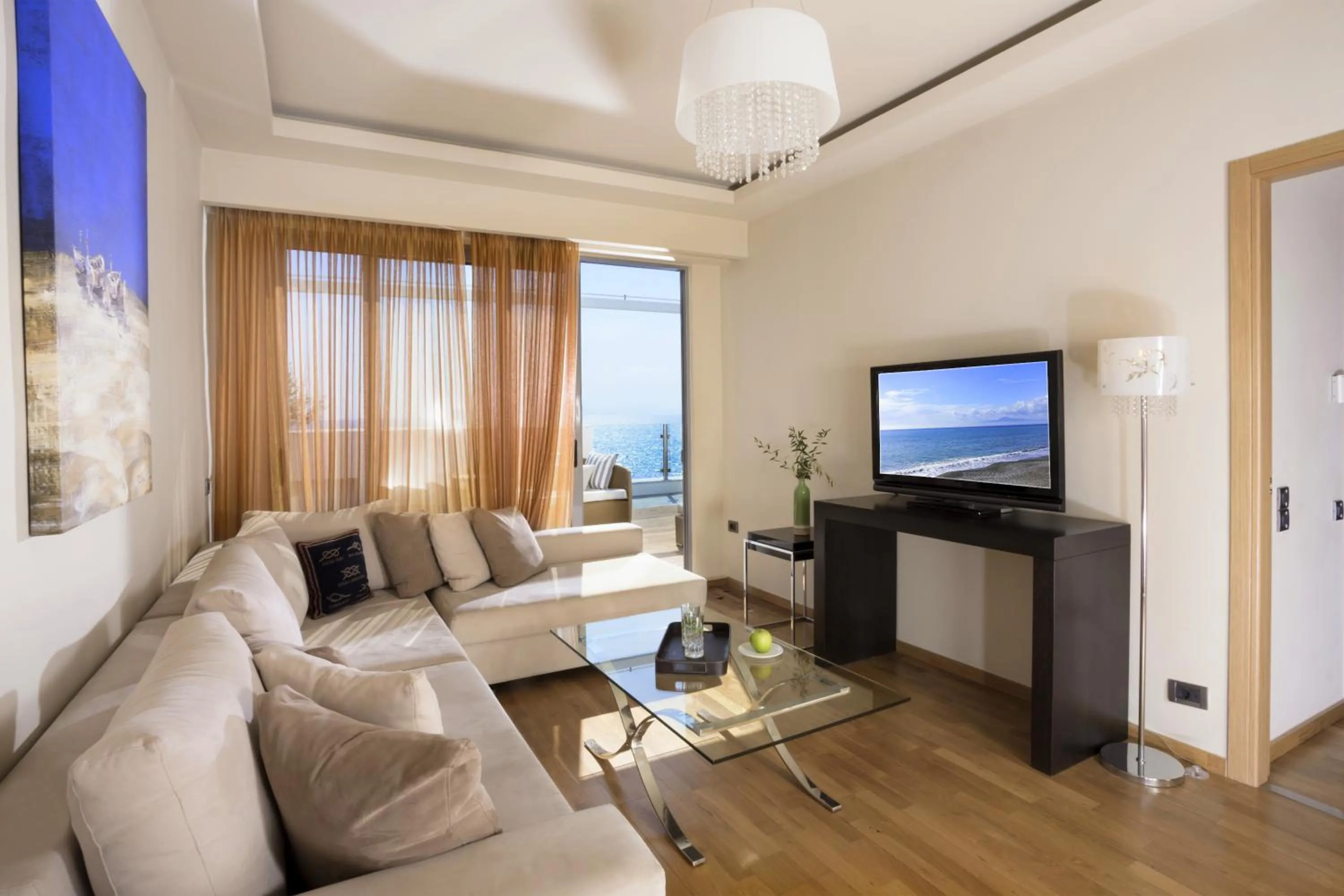 Living room in Elite City Resort