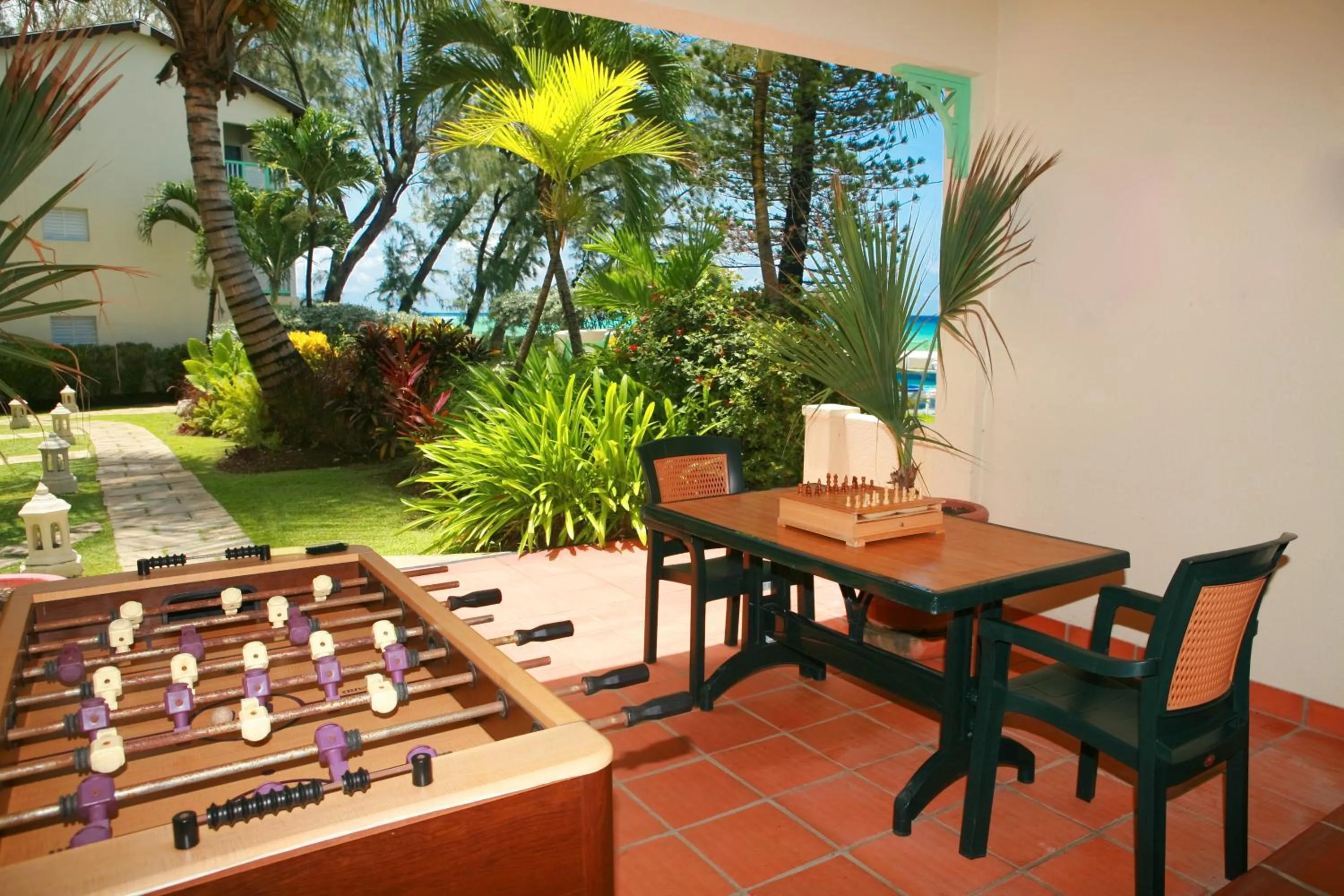 Game Room in Blue Orchids Beach Hotel