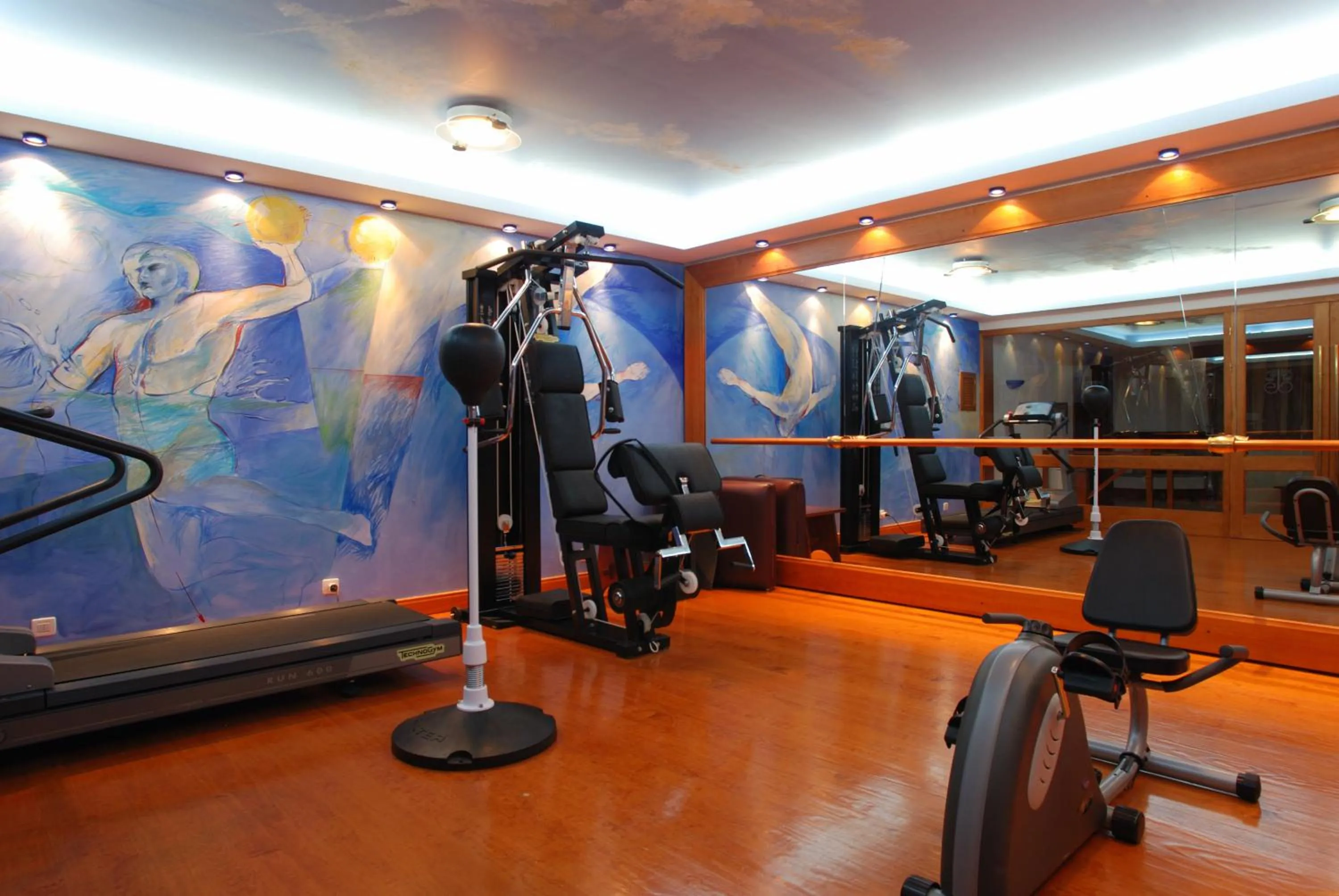 Fitness centre/facilities in Elounda Beach Hotel & Villas, a Member of the Leading Hotels of the World