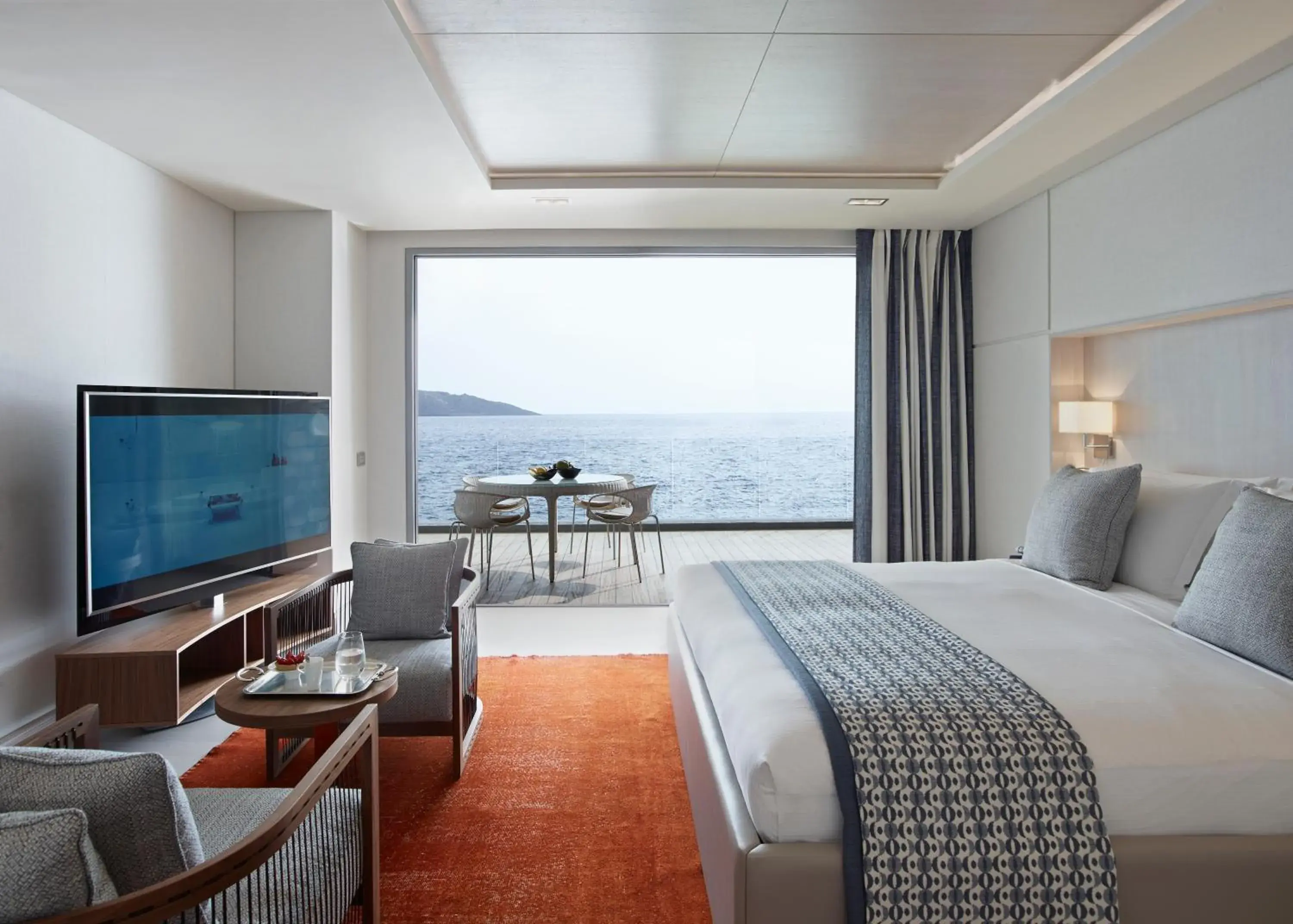 Photo of the whole room, Bed in Elounda Beach Hotel & Villas, a Member of the Leading Hotels of the World Photo of the whole room, Bed in Elounda Beach Hotel & Villas, a Member of the Leading Hotels of the World