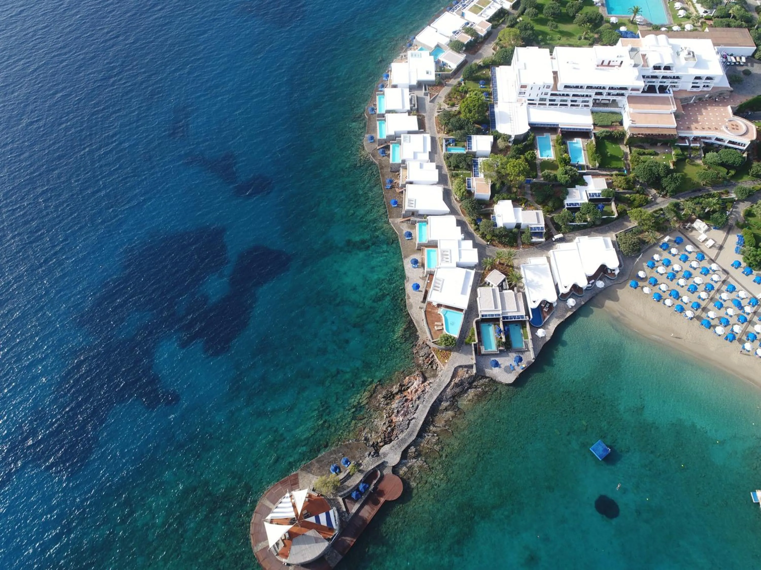 Bird's eye view in Elounda Beach Hotel & Villas, a Member of the Leading Hotels of the World