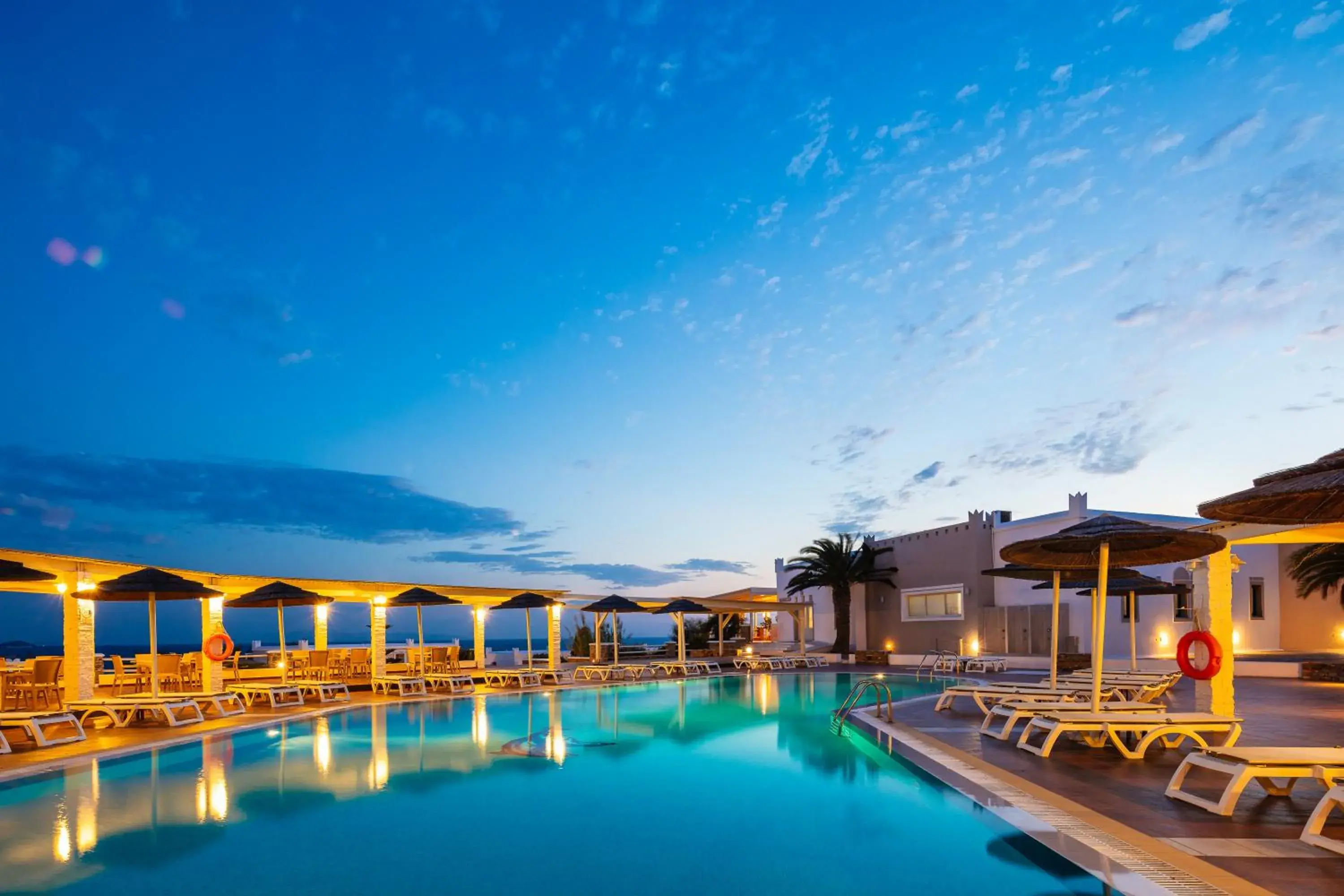 Pool view in Kavuras Village Hotel & Suites Pool view in Kavuras Village Hotel & Suites