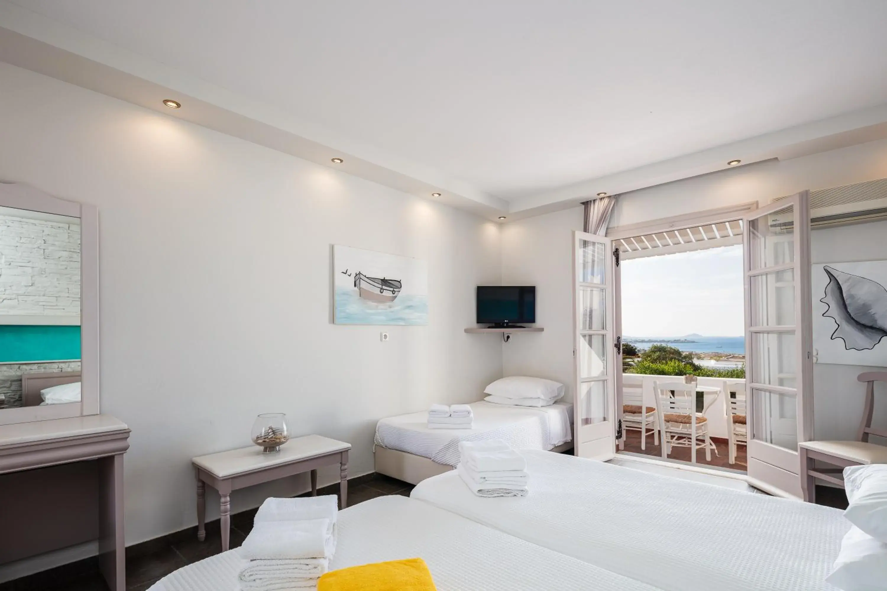 Bed in Kavuras Village Hotel & Suites Bed in Kavuras Village Hotel & Suites