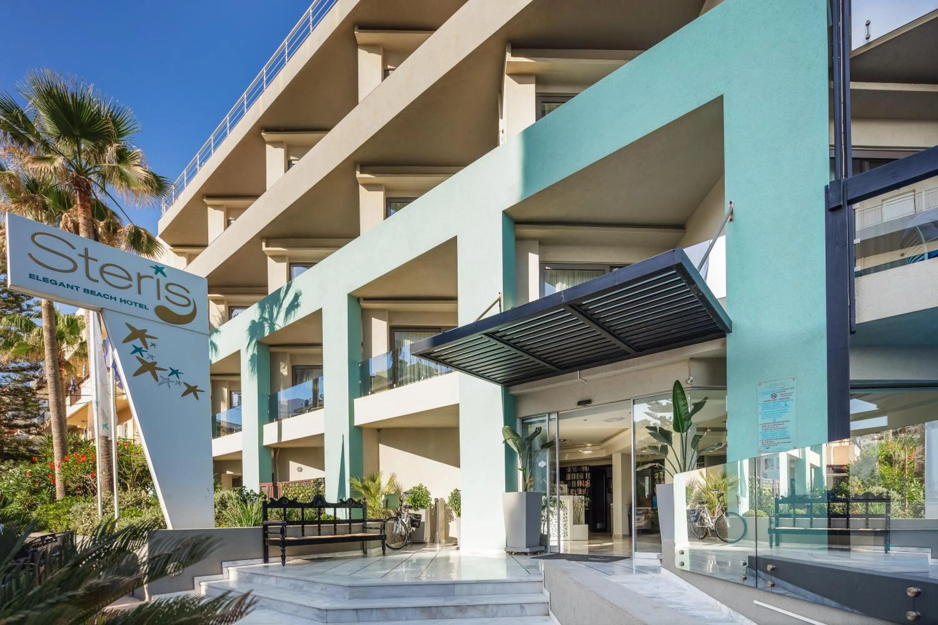Facade/entrance in Steris Elegant Beach Hotel
