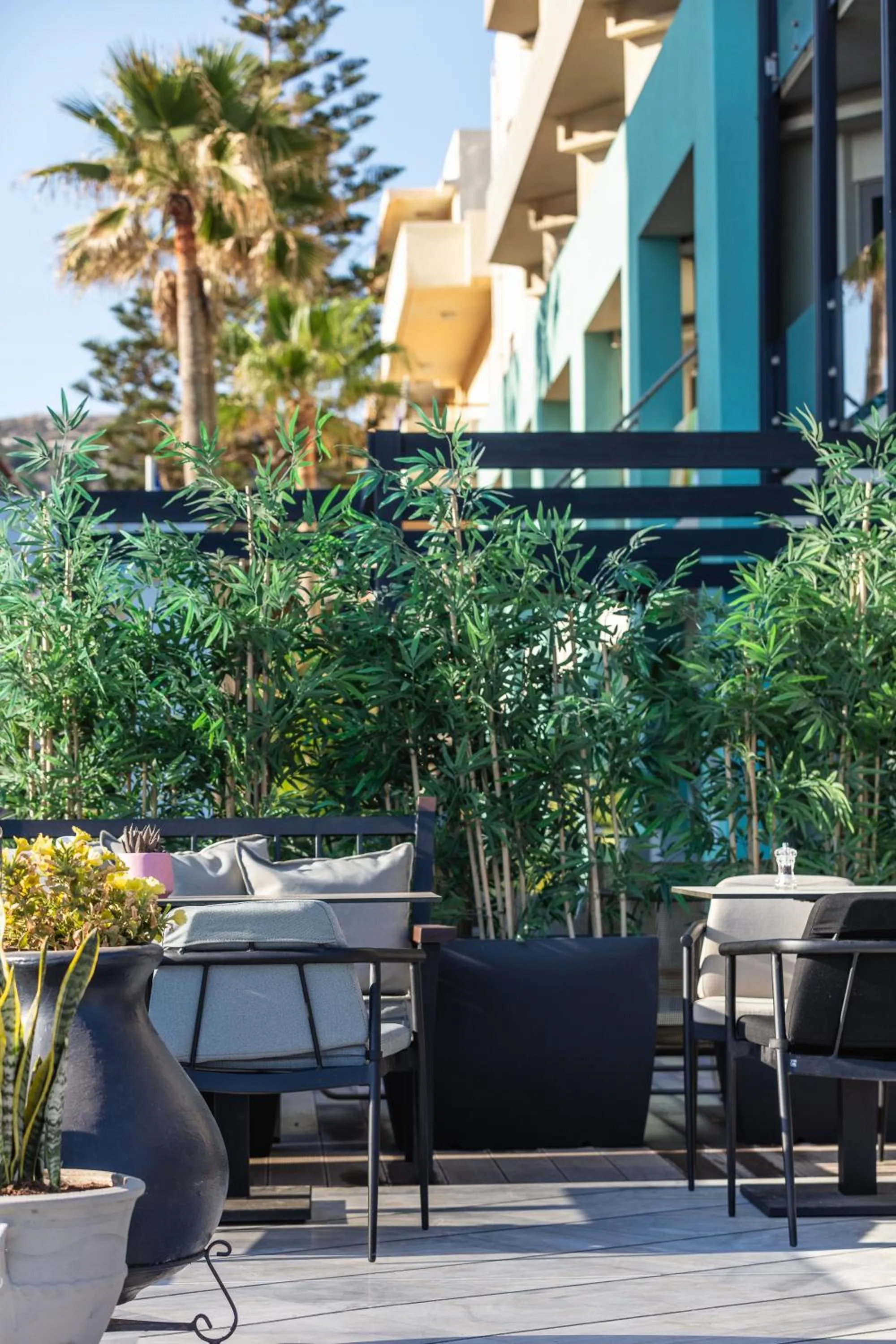Seating area in Steris Elegant Beach Hotel