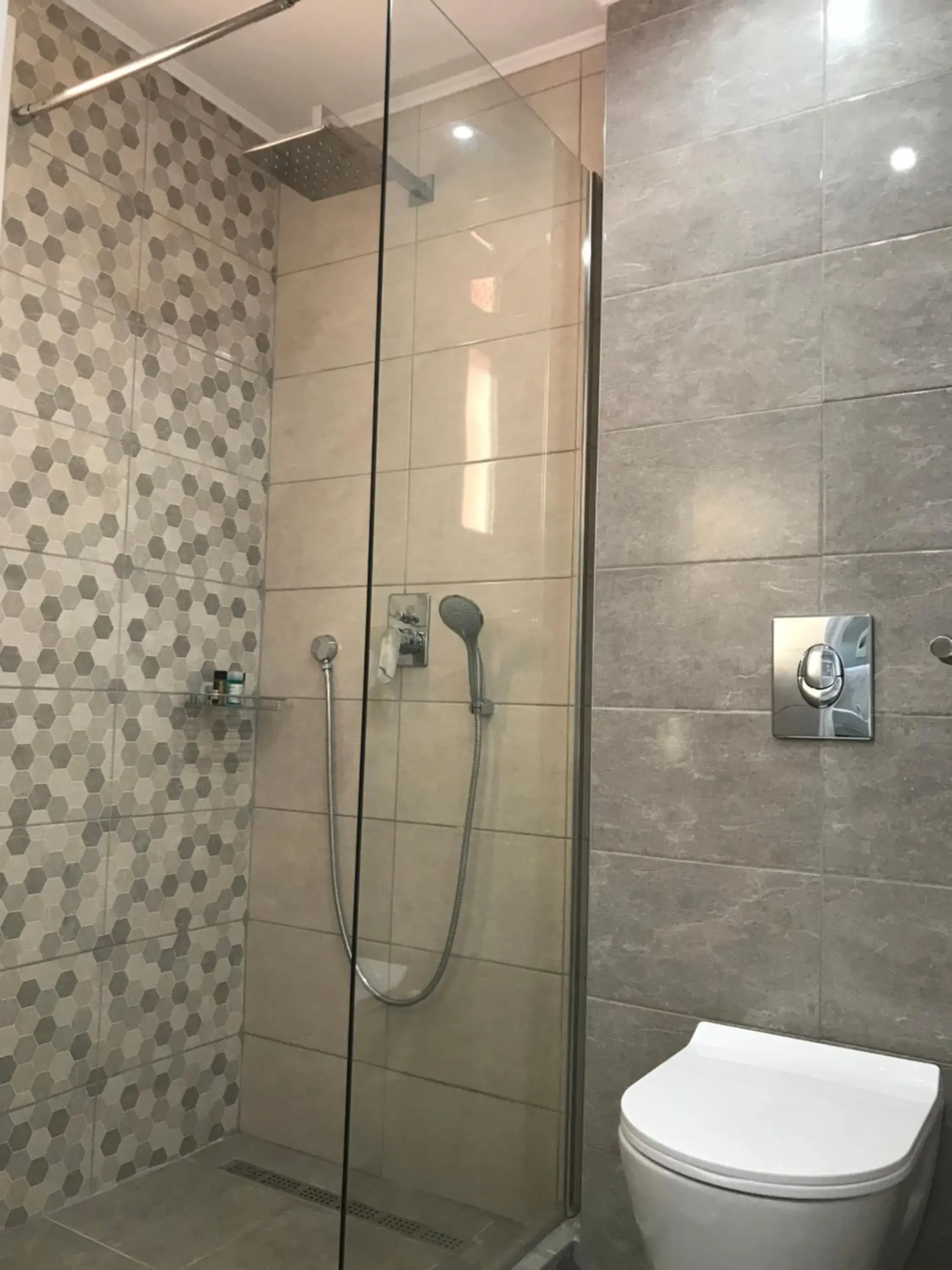 Bathroom in Zante Pantheon Hotel Bathroom in Zante Pantheon Hotel