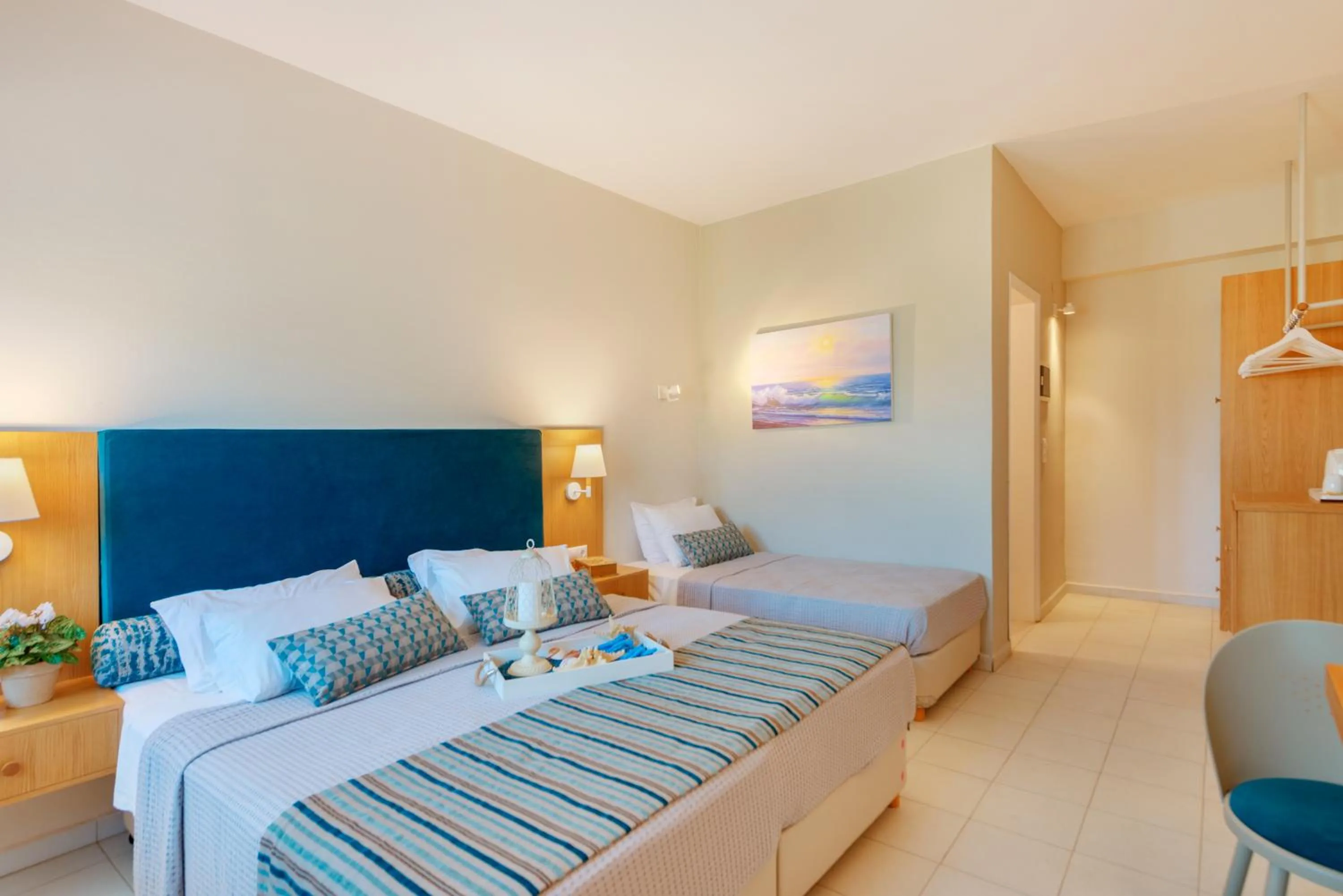 Bed in Dolphin Bay Seaside Resort & Suites