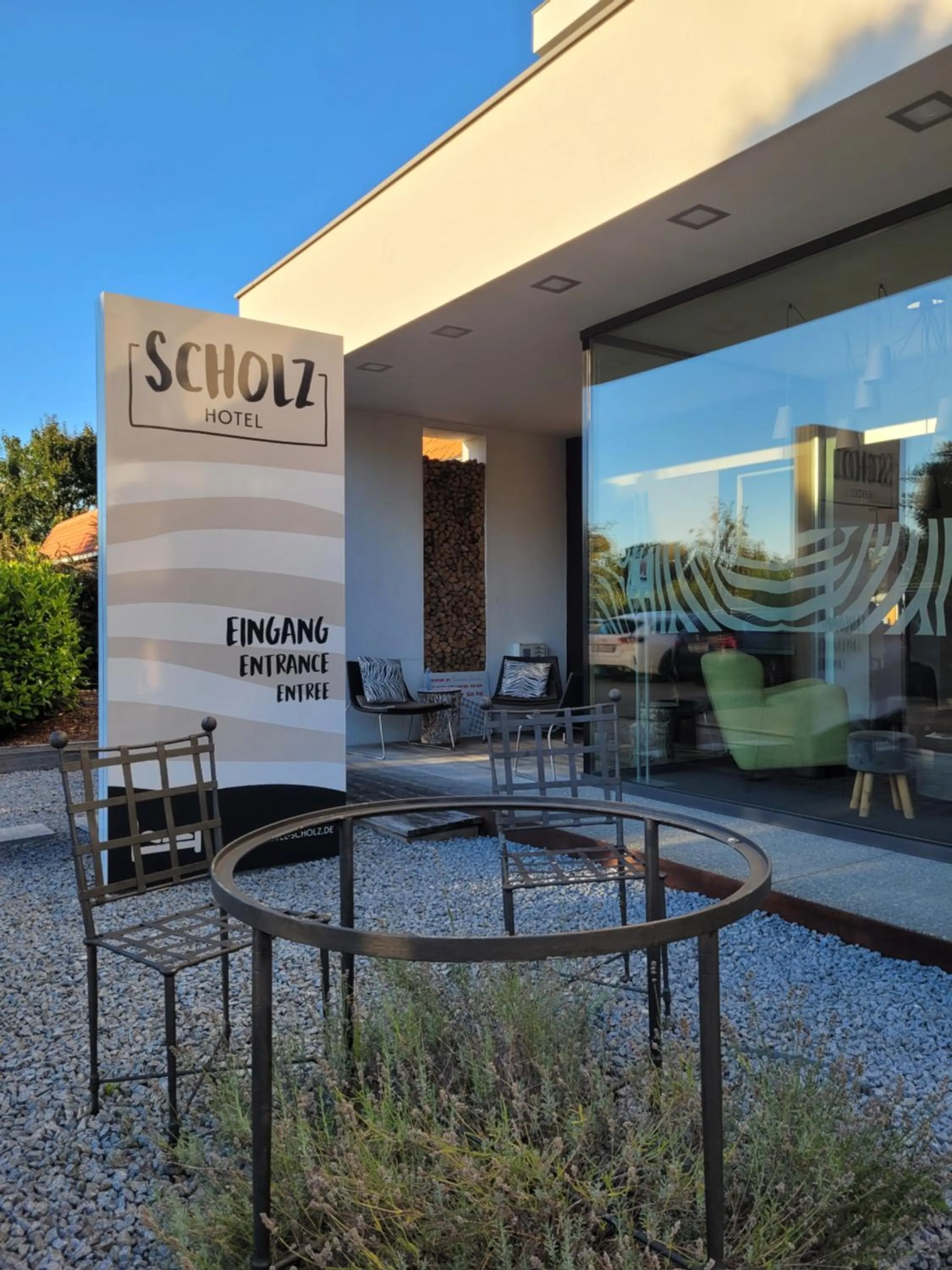 Patio in Hotel Scholz