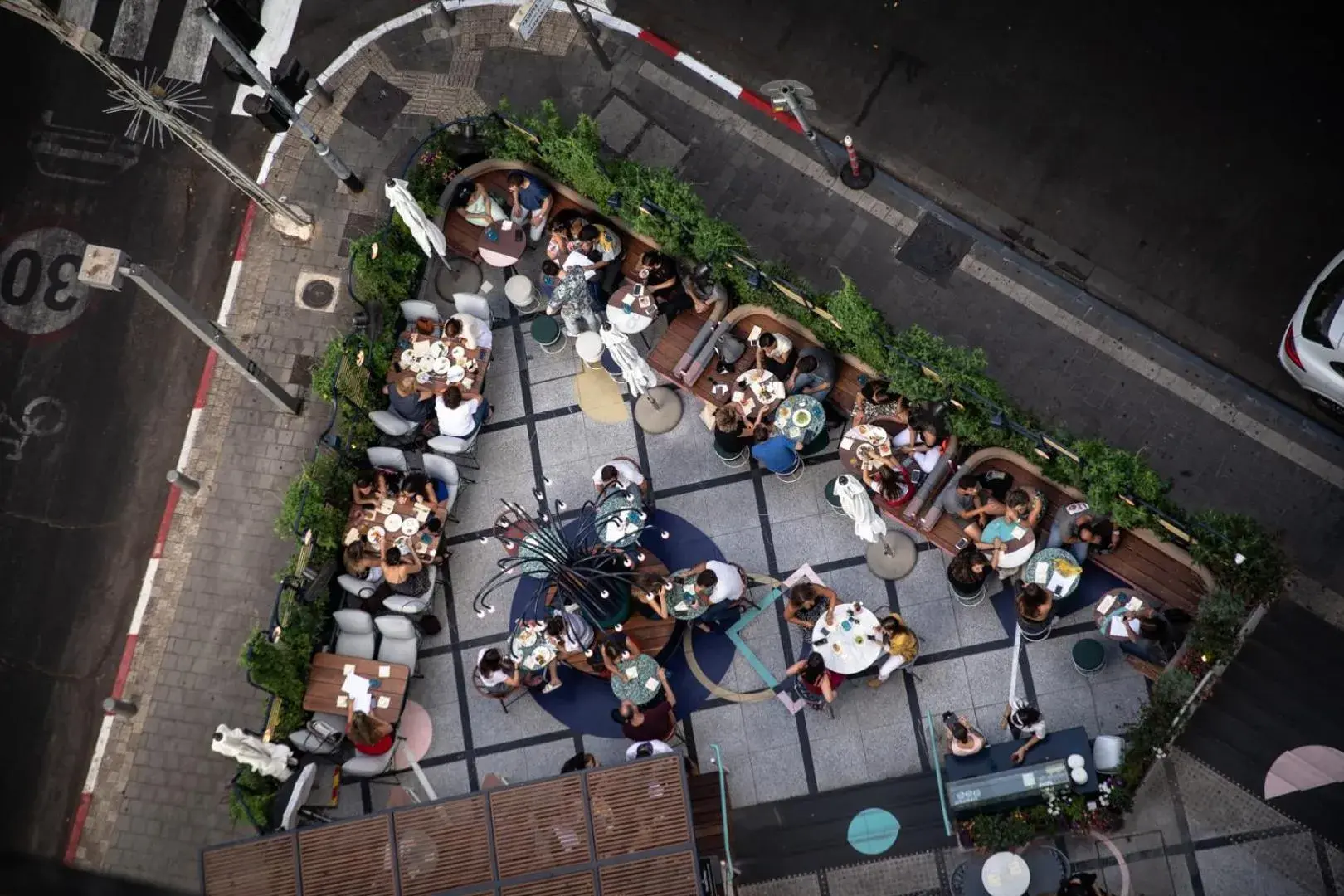 Bird's eye view in 65 Hotel, Rothschild Tel Aviv - an Atlas Boutique Hotel Bird's eye view in 65 Hotel, Rothschild Tel Aviv - an Atlas Boutique Hotel