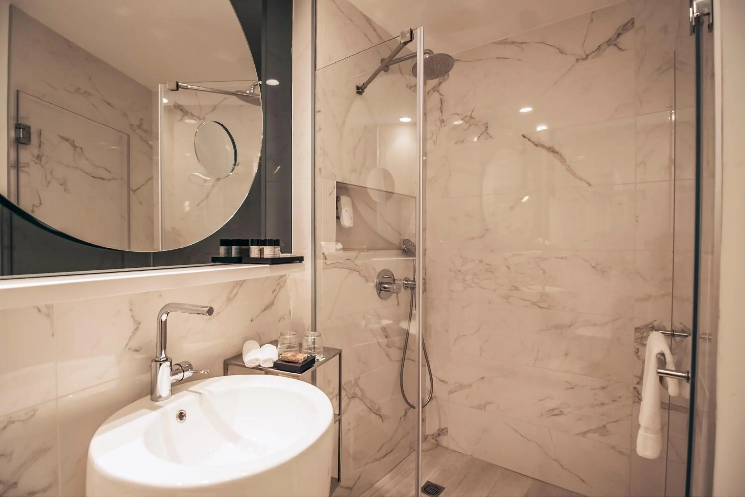 Shower in 65 Hotel, Rothschild Tel Aviv - an Atlas Boutique Hotel