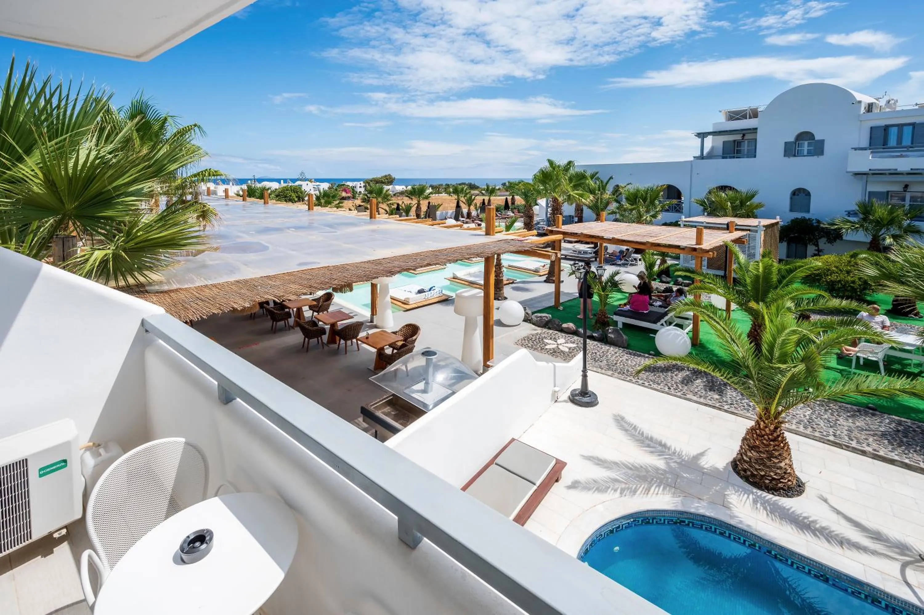 Balcony/Terrace in Smy Mediterranean White Santorini
