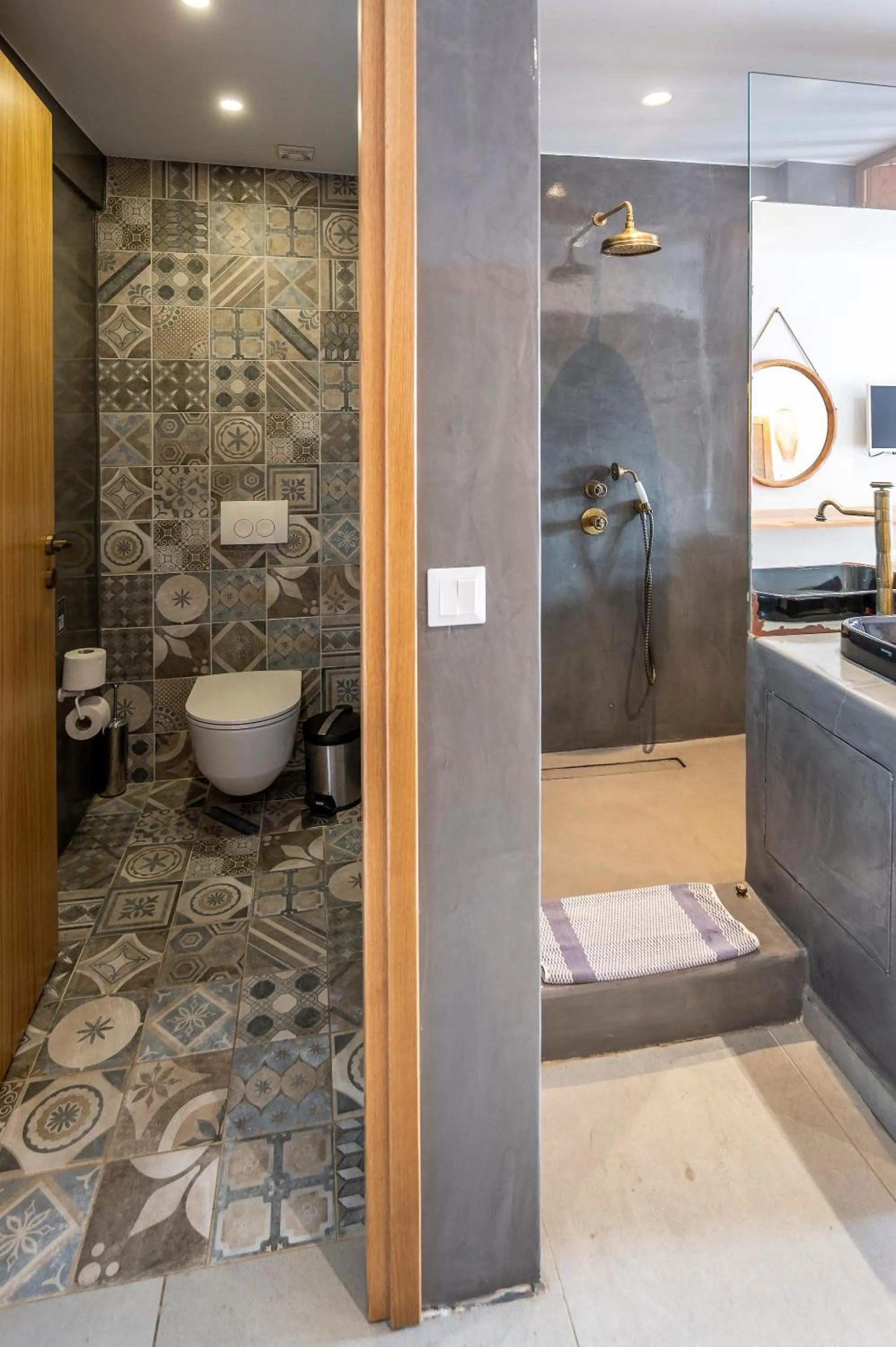 Bathroom in Smy Mediterranean White Santorini