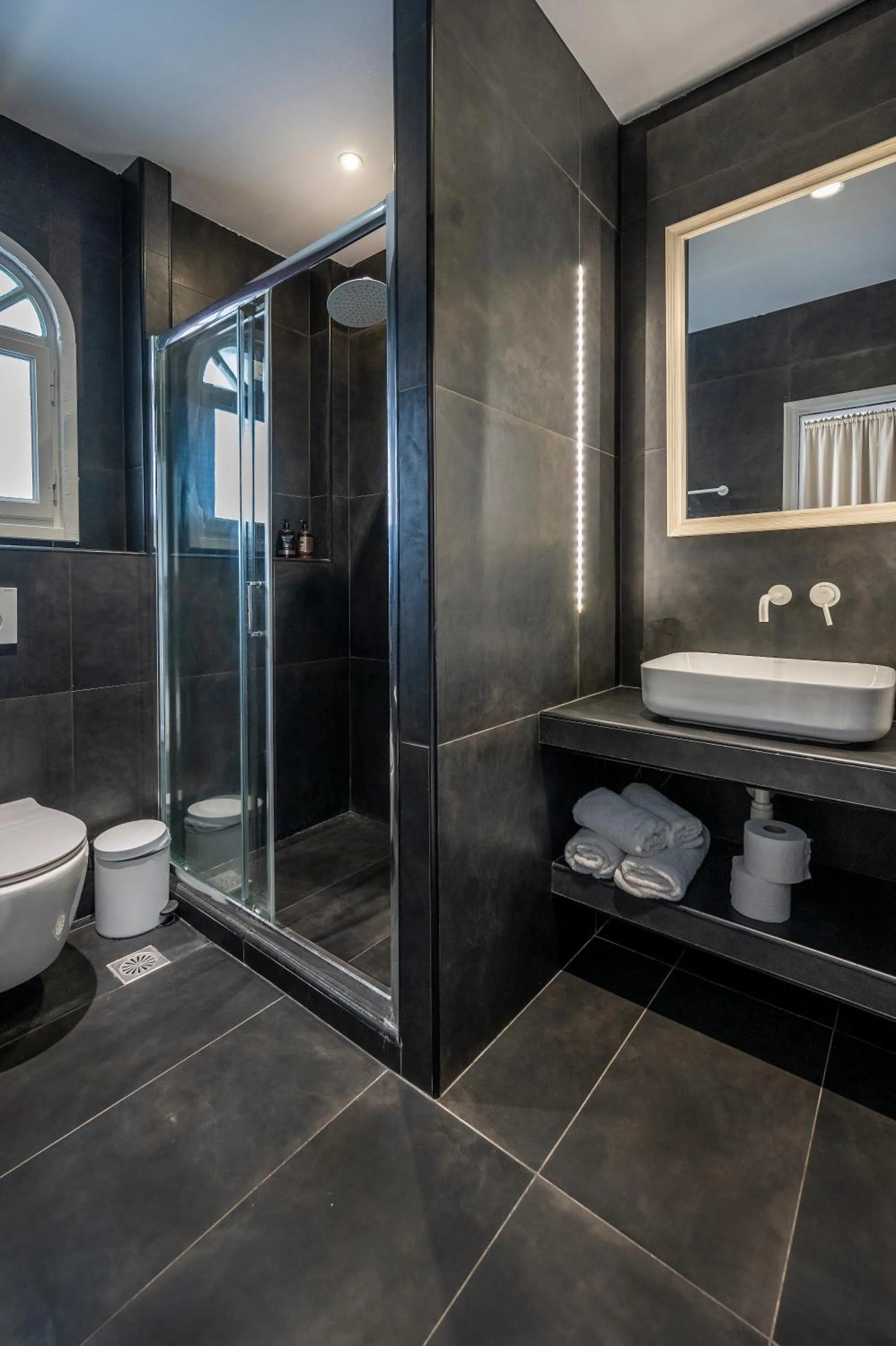 Bathroom in Smy Mediterranean White Santorini