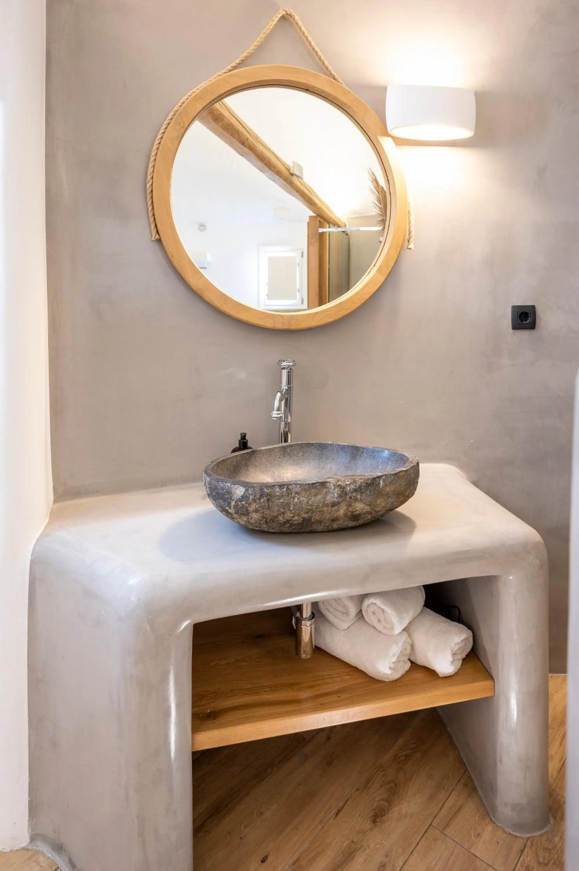Bathroom in Smy Mediterranean White Santorini