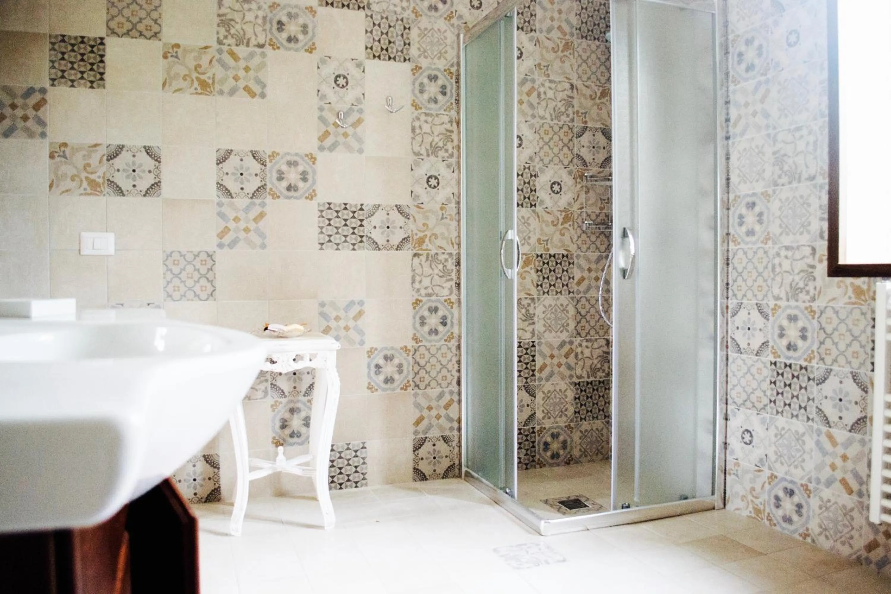 Bathroom in Tenuta Le Crie