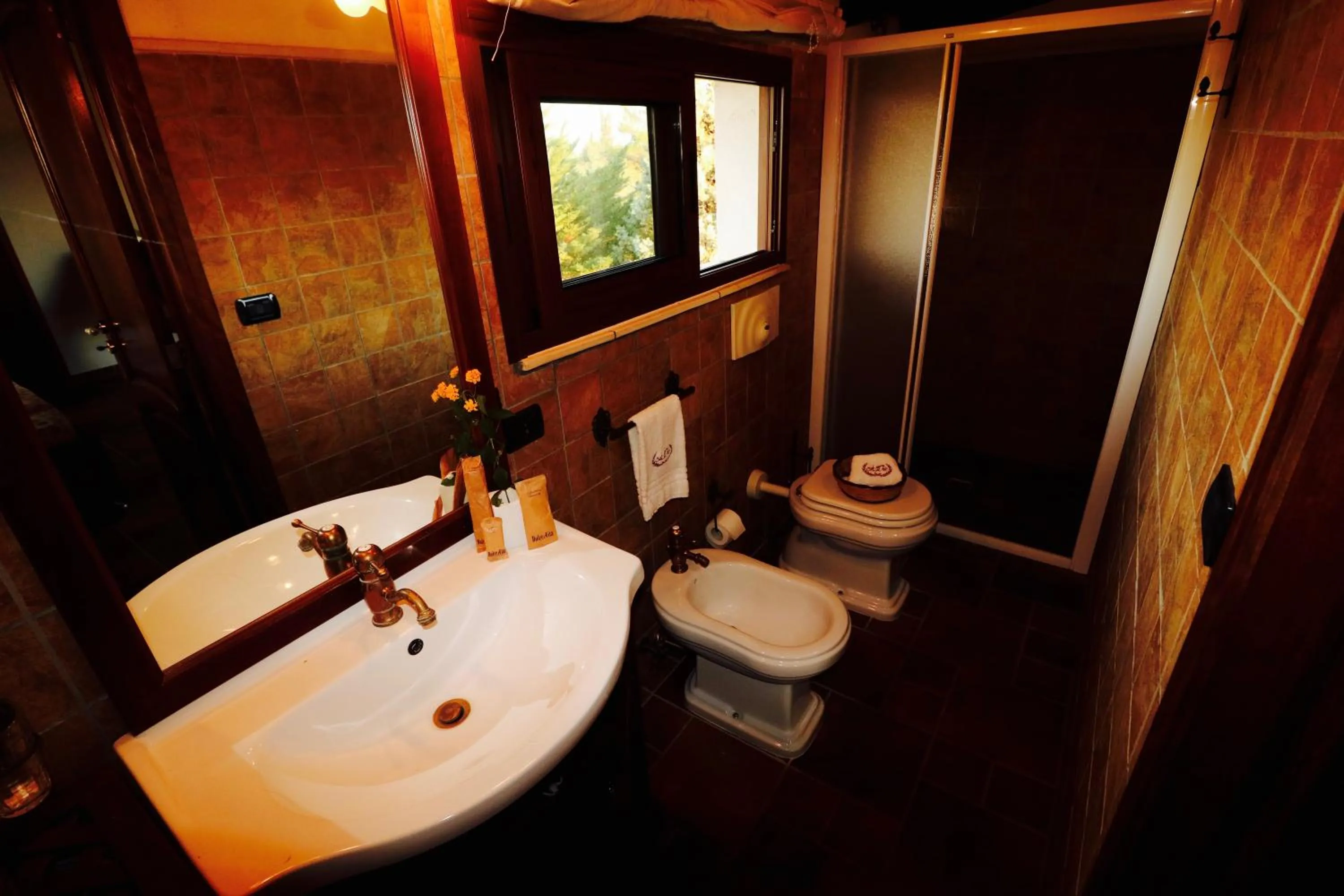 Bathroom in Tenuta Le Crie