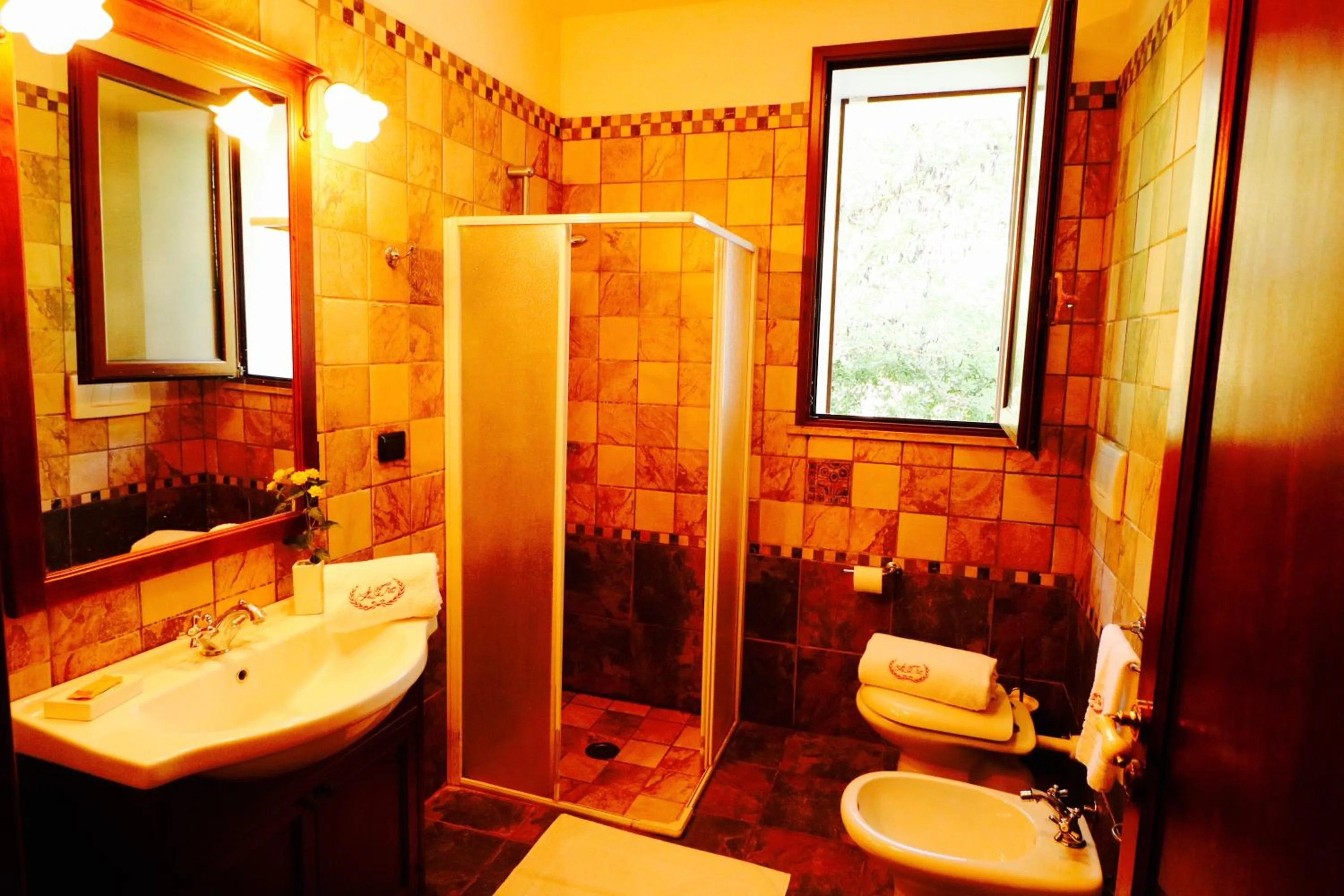 Bathroom in Tenuta Le Crie