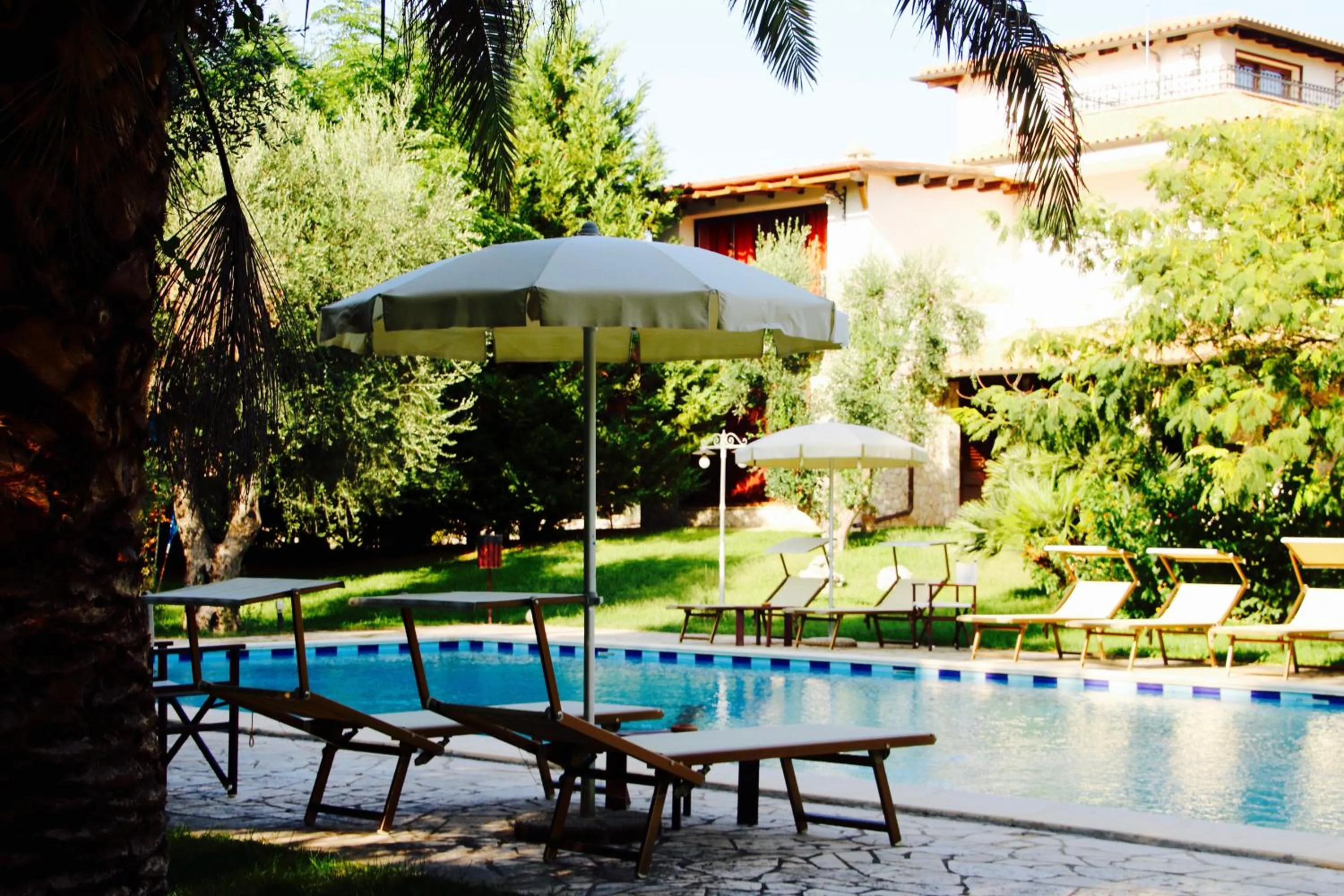 Pool view in Tenuta Le Crie