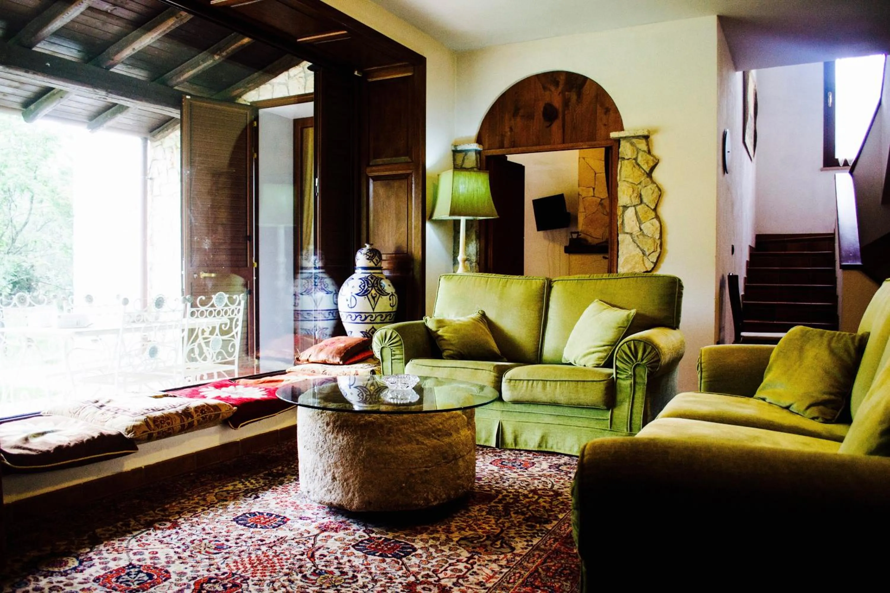Living room in Tenuta Le Crie