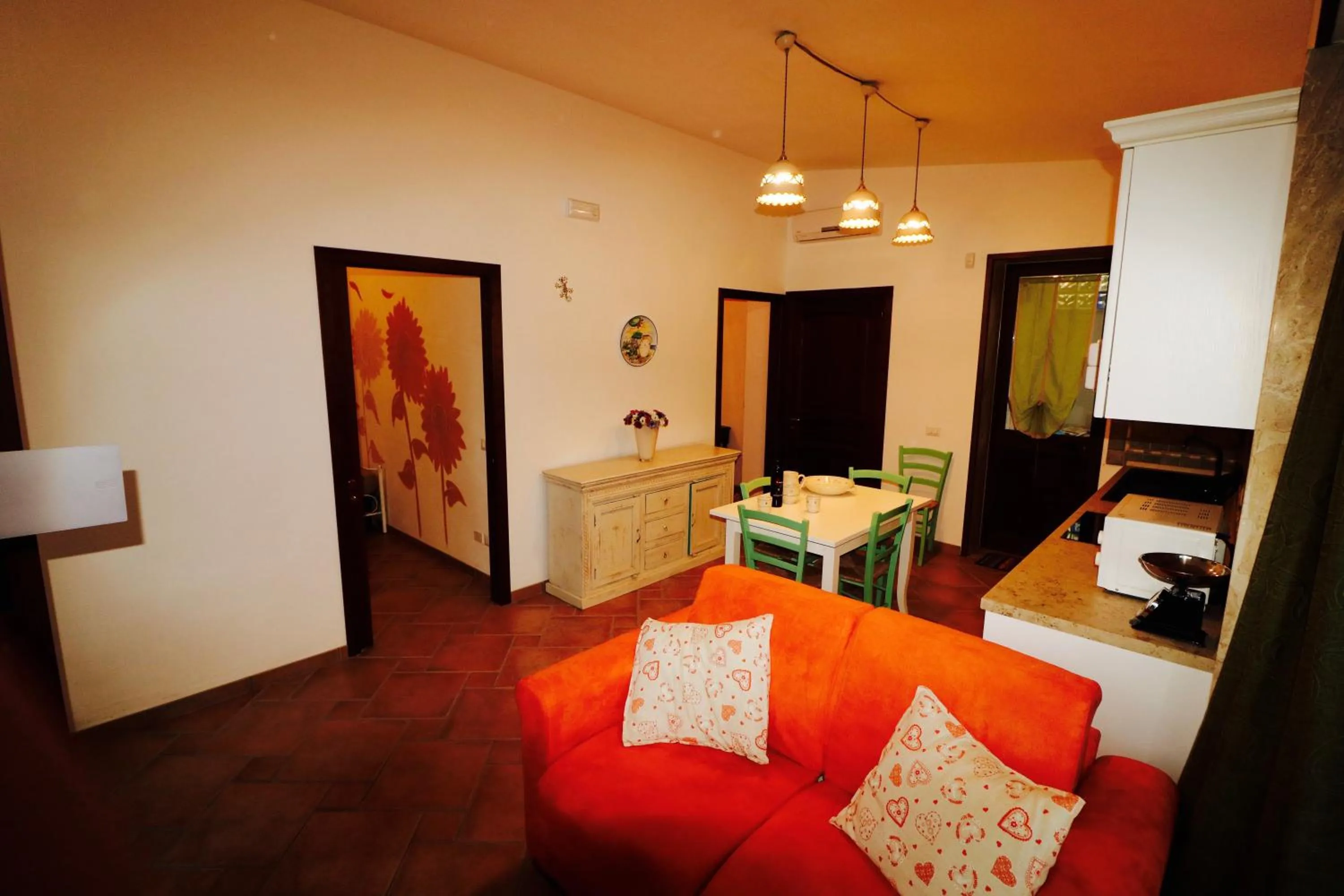 Living room in Tenuta Le Crie