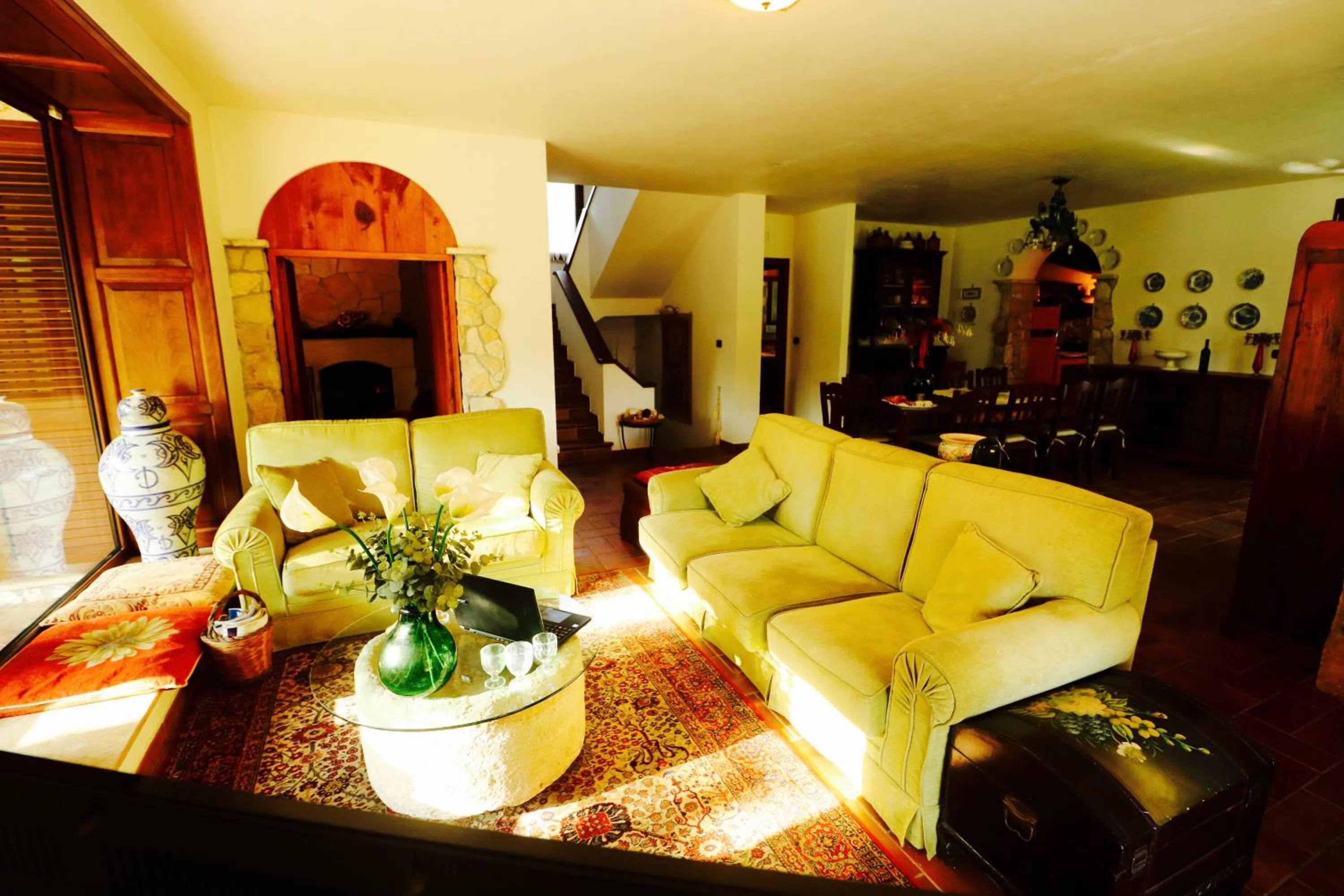 Living room in Tenuta Le Crie
