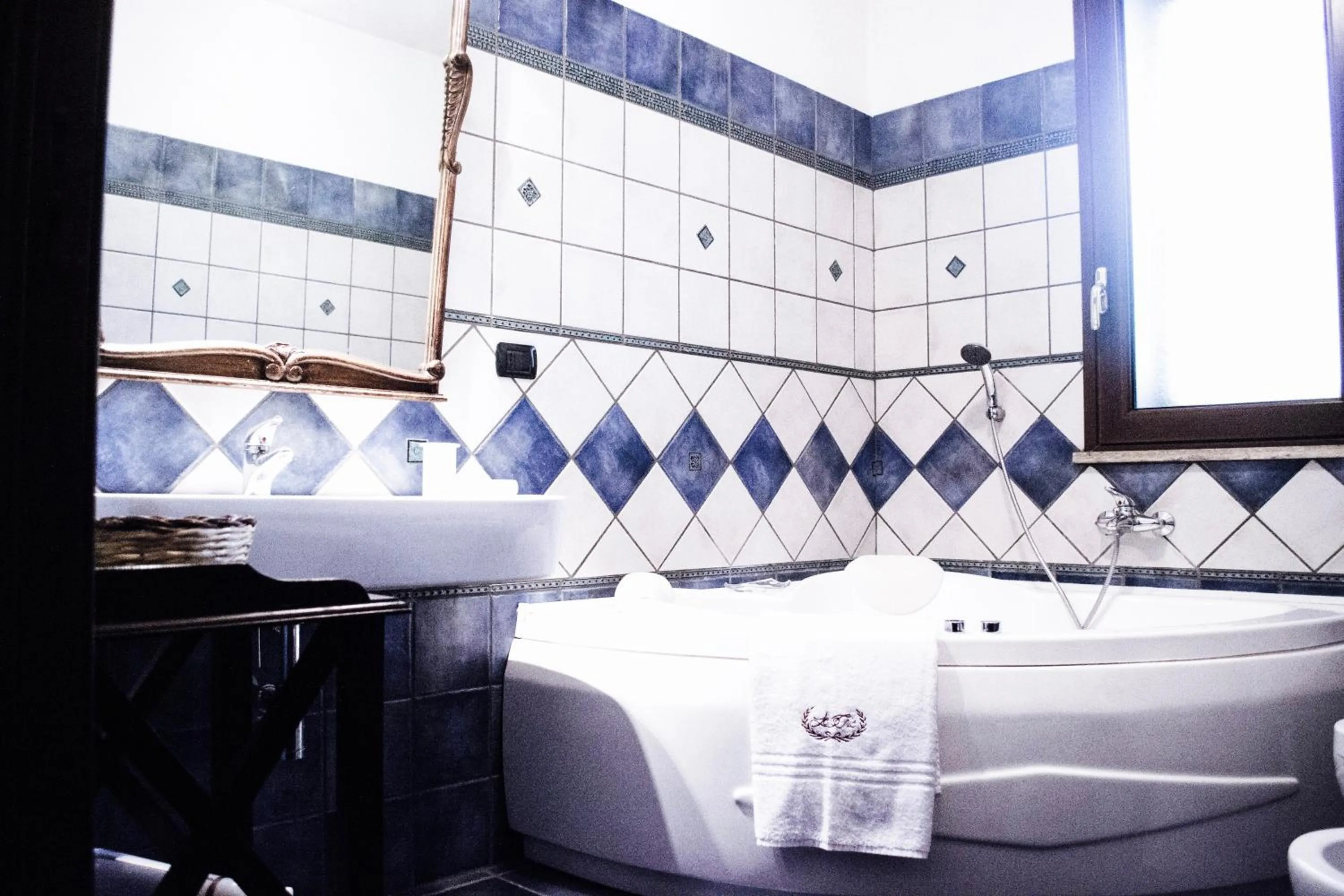 Bathroom in Tenuta Le Crie