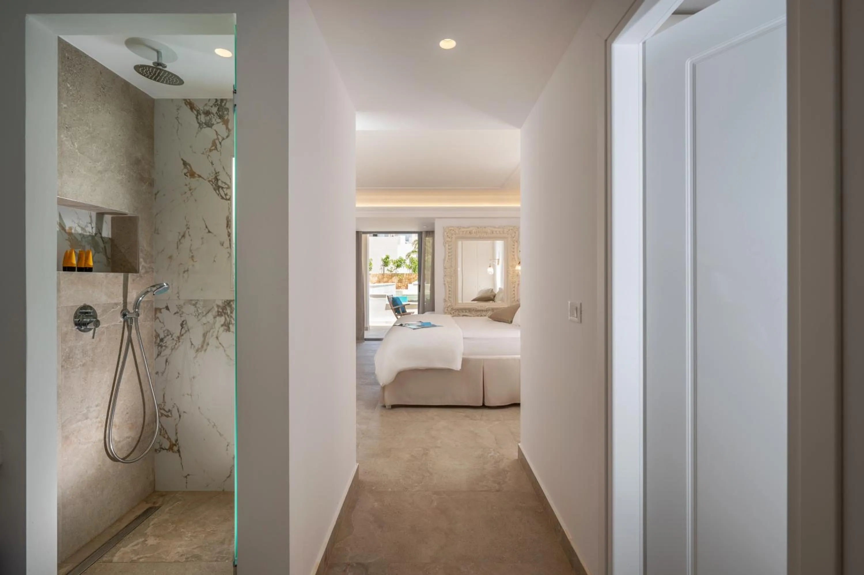 Bed in Parthenis Beach, Suites by the Sea