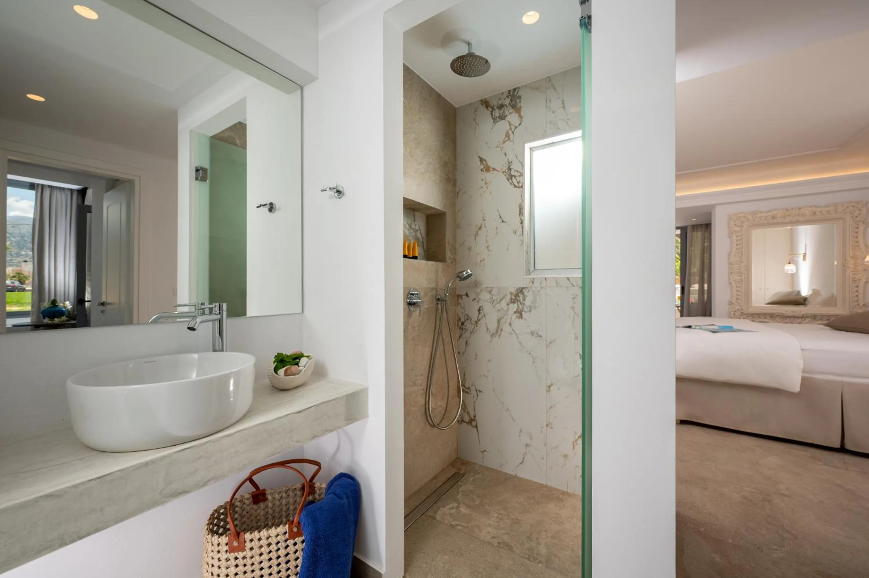 Bed in Parthenis Beach, Suites by the Sea