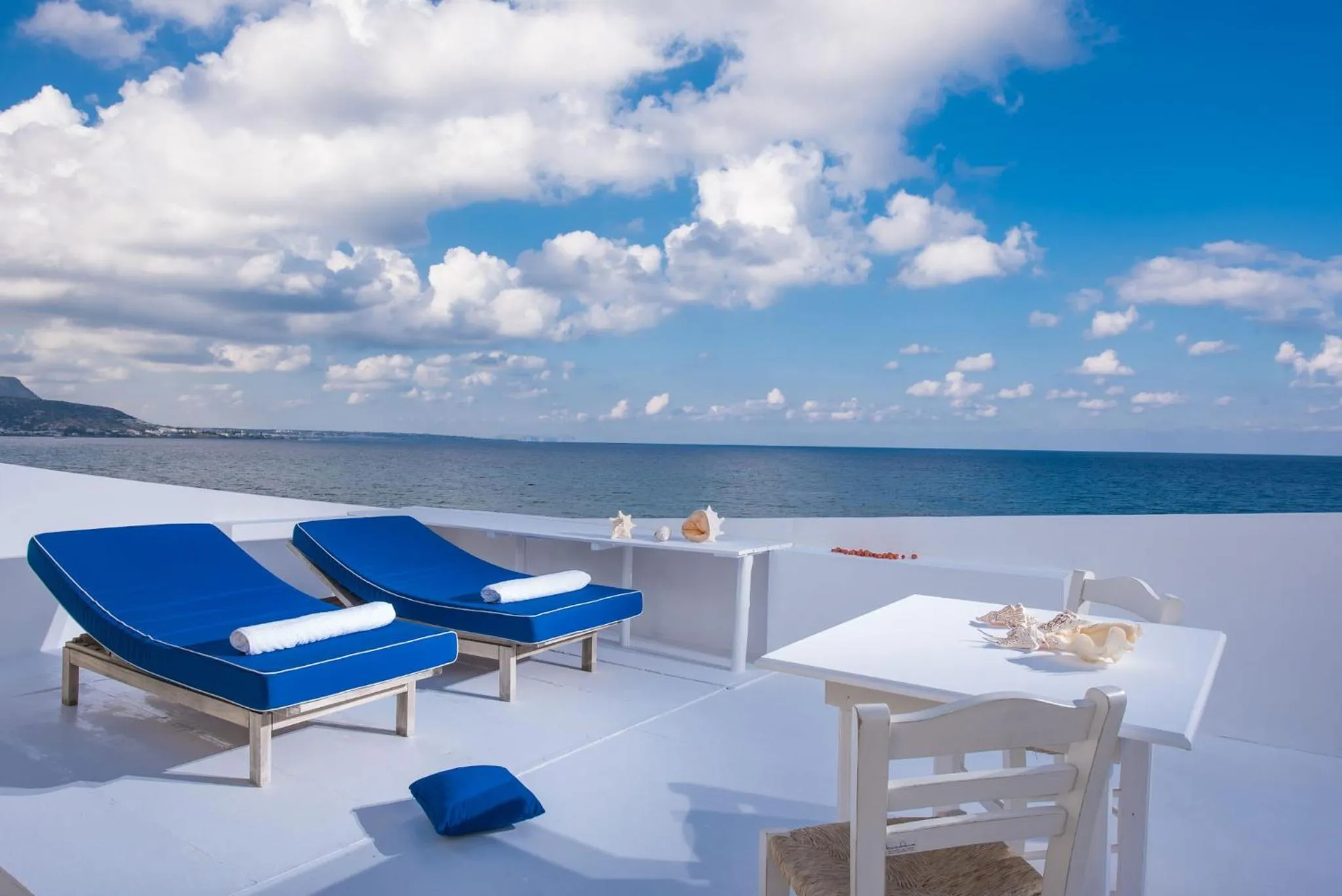 Sea view in Parthenis Beach, Suites by the Sea