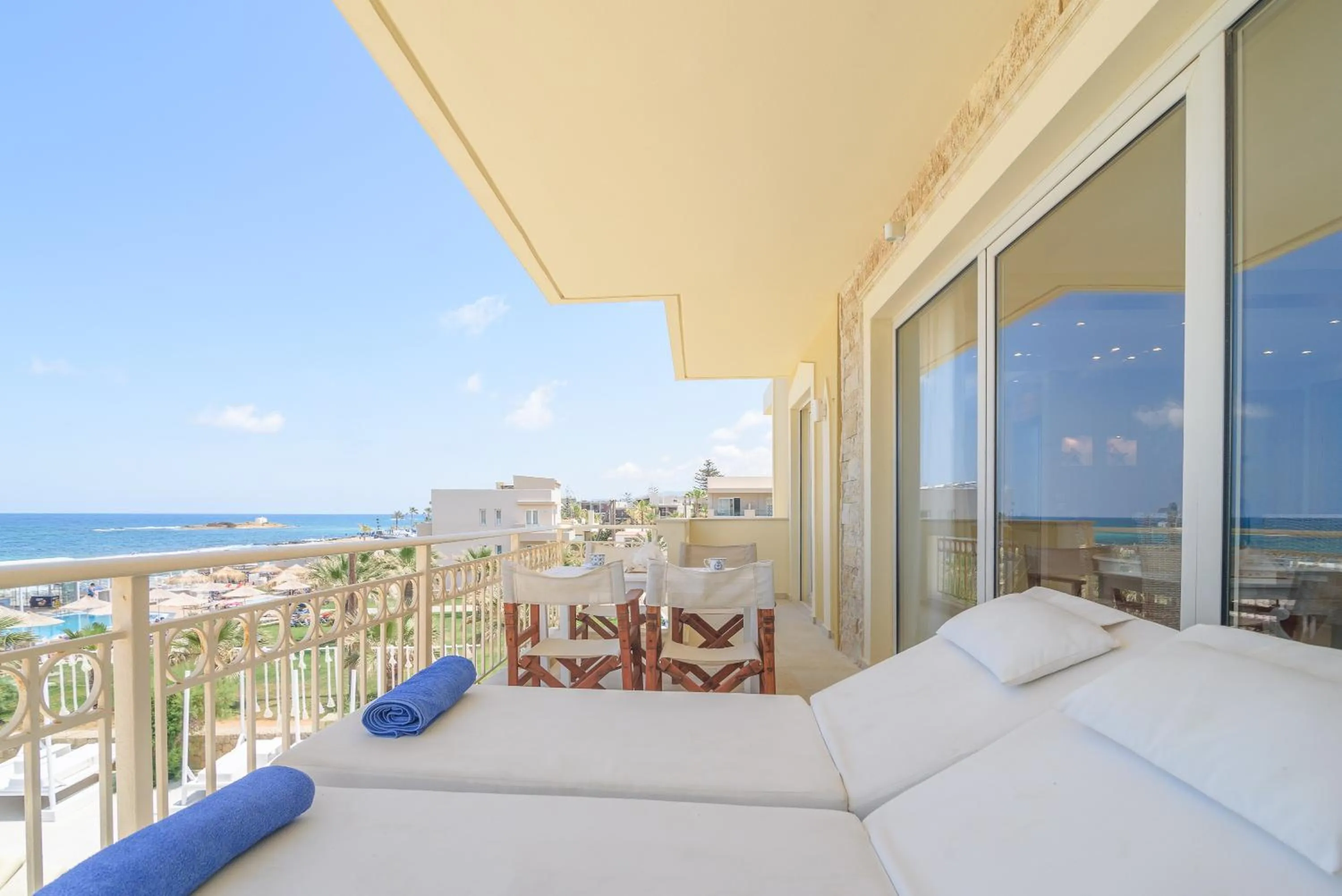 Bed in Parthenis Beach, Suites by the Sea