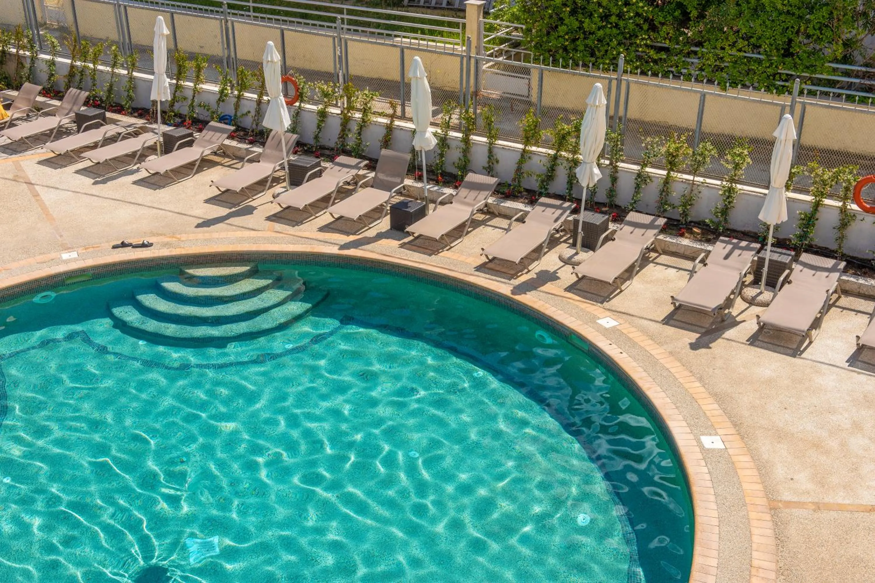 Pool view in Elinotel Apolamare Hotel