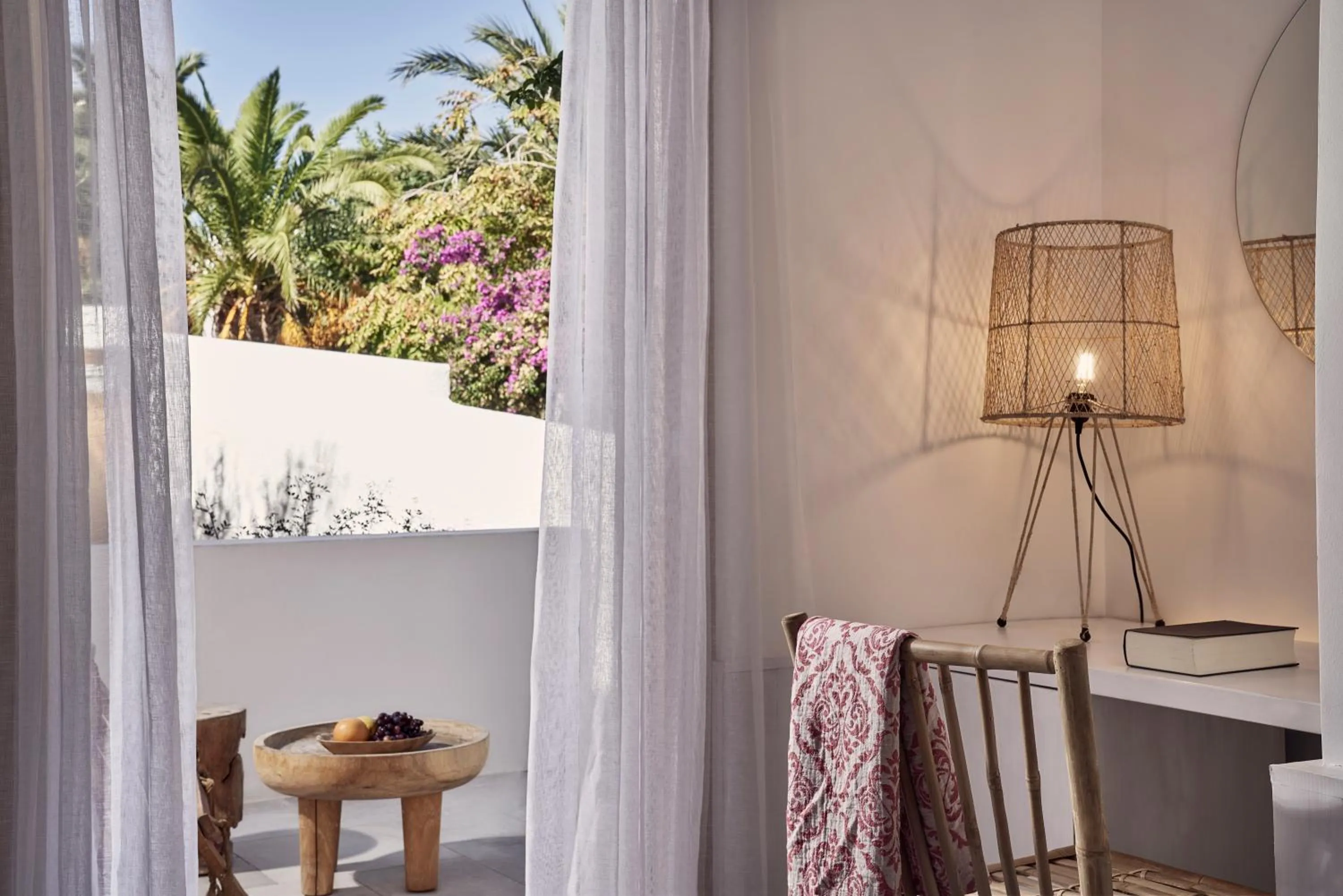 Seating area in Dionysos Seaside Resort Ios