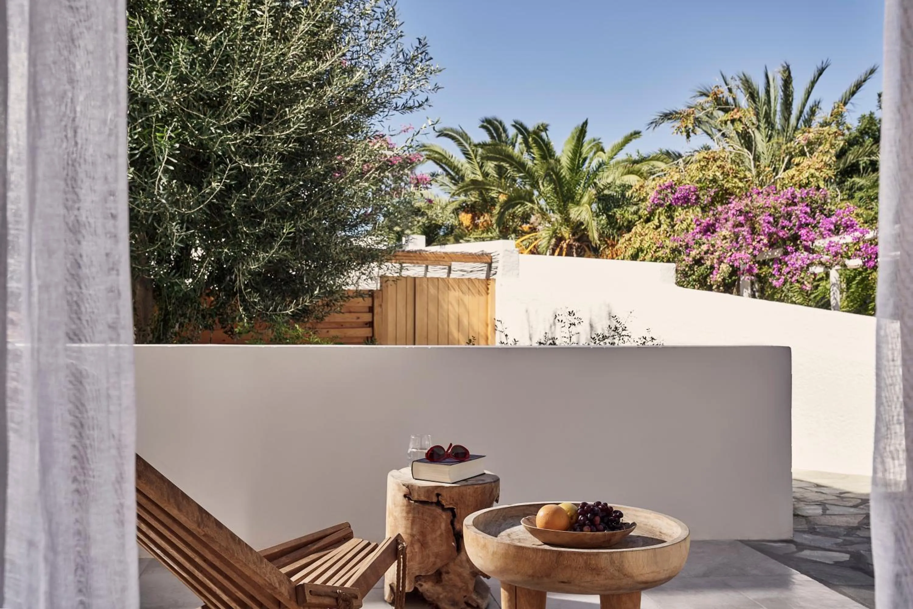 Garden in Dionysos Seaside Resort Ios