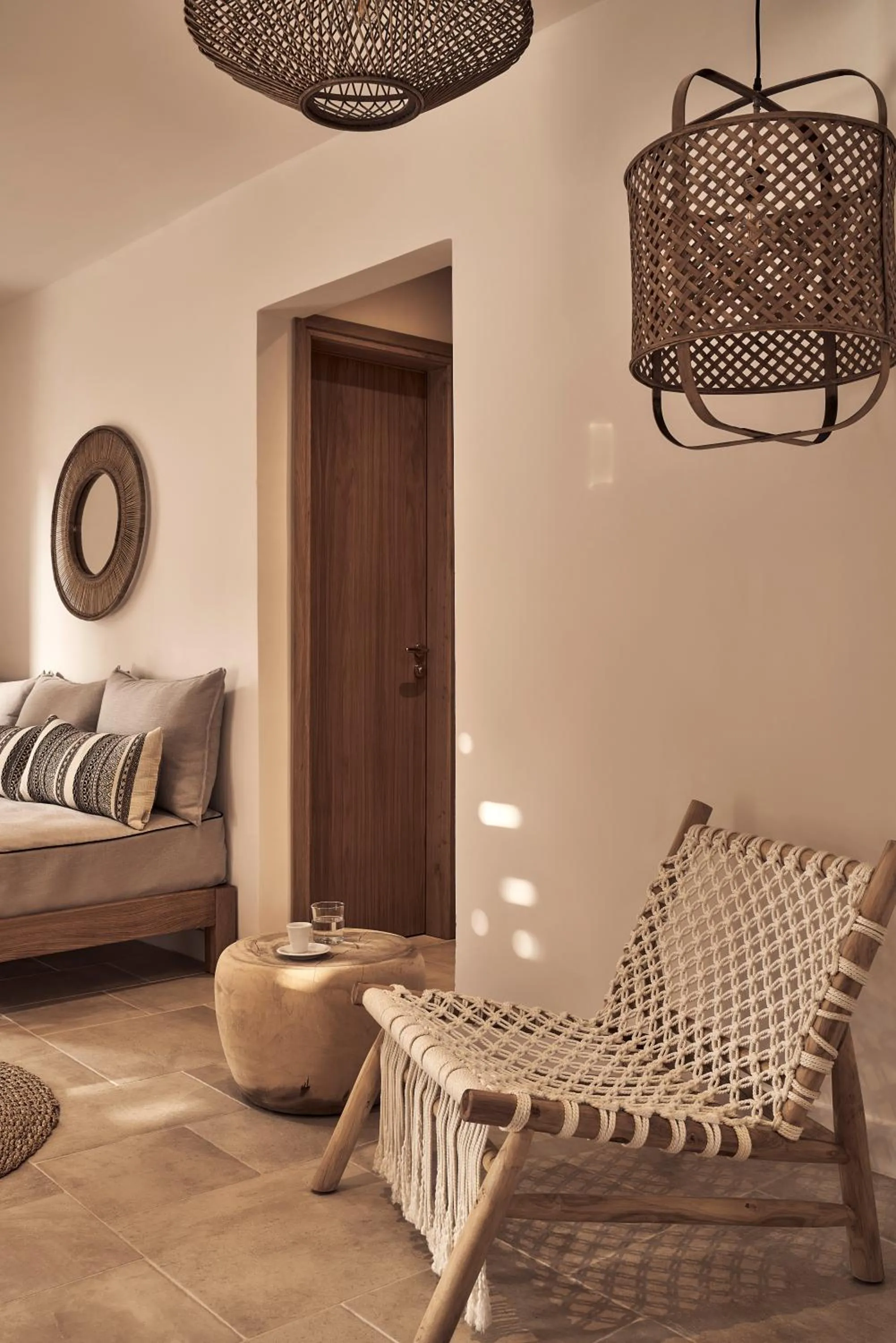 Living room in Dionysos Seaside Resort Ios