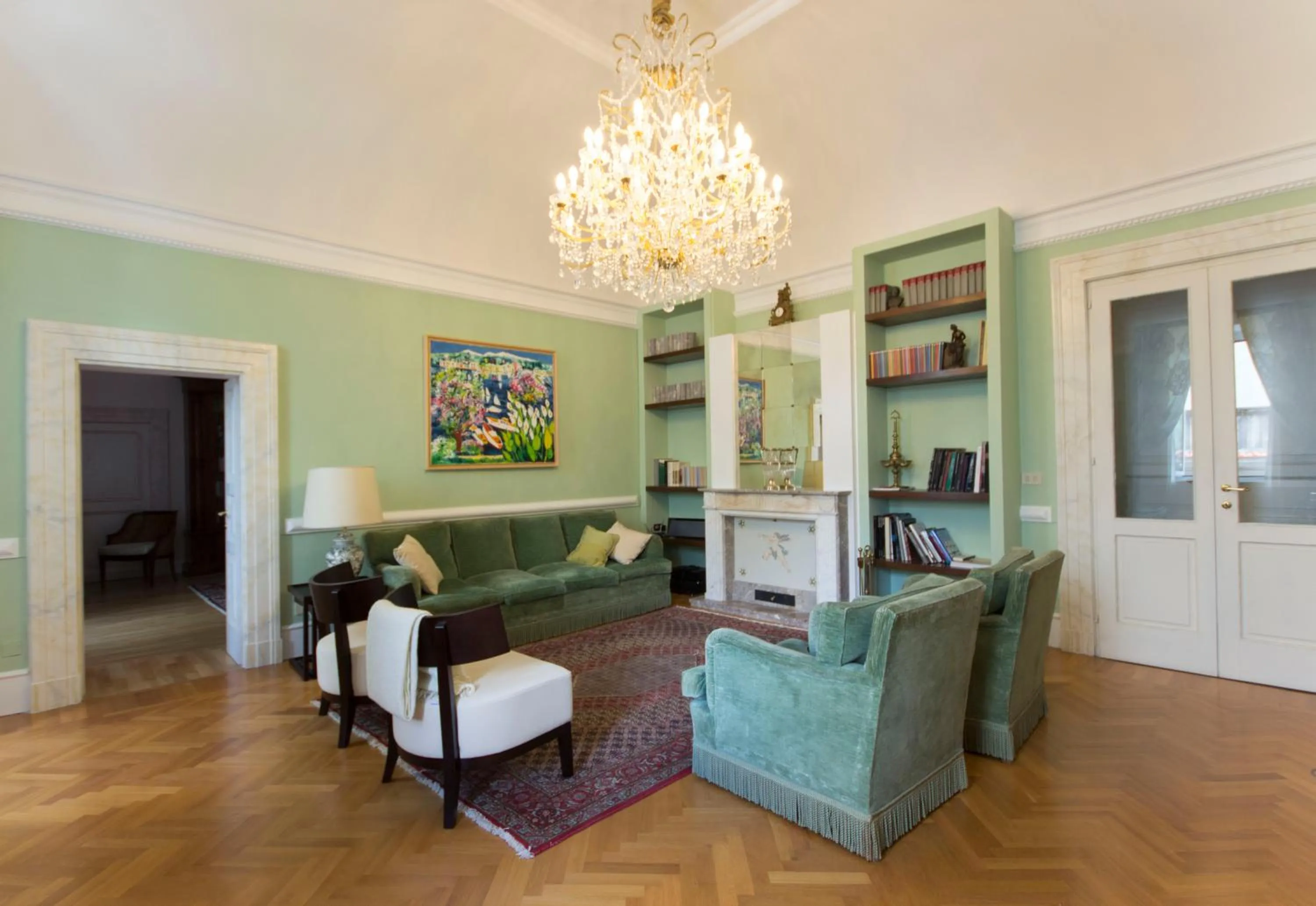 Communal lounge/ TV room in Palazzo del Senatore