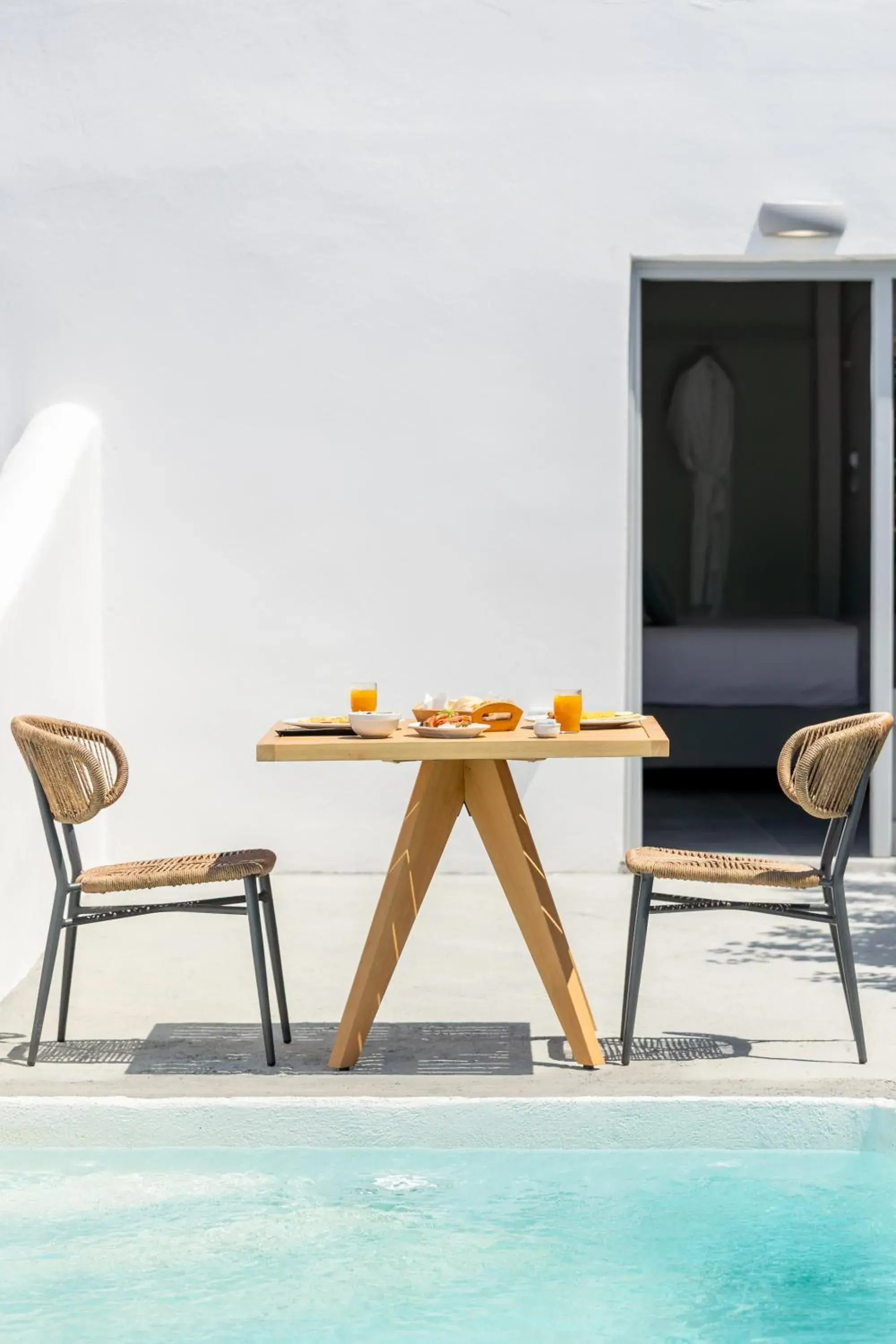 Pool view in Thermes Luxury Villas And Spa Pool view in Thermes Luxury Villas And Spa