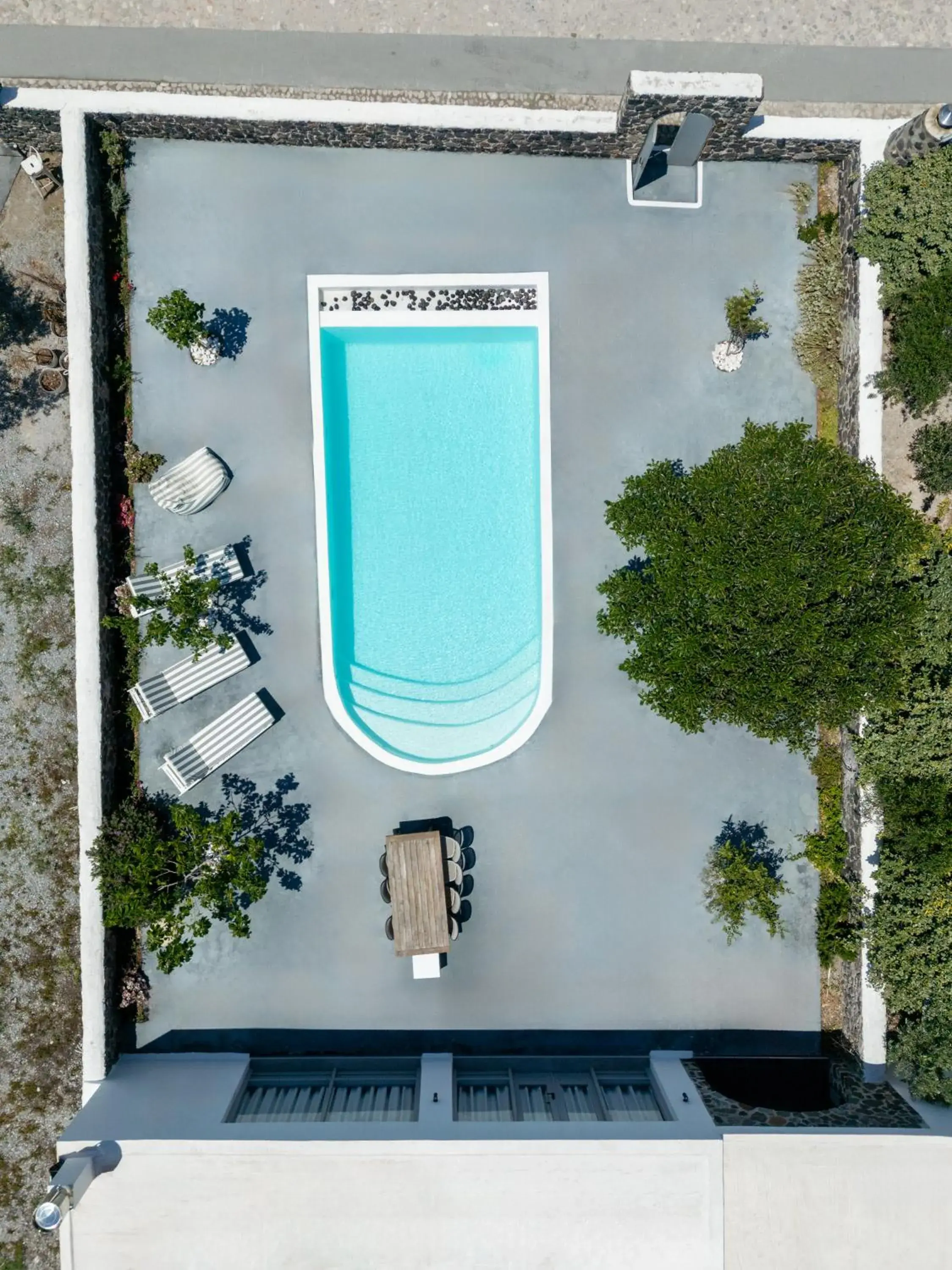 Pool view in Thermes Luxury Villas And Spa Pool view in Thermes Luxury Villas And Spa