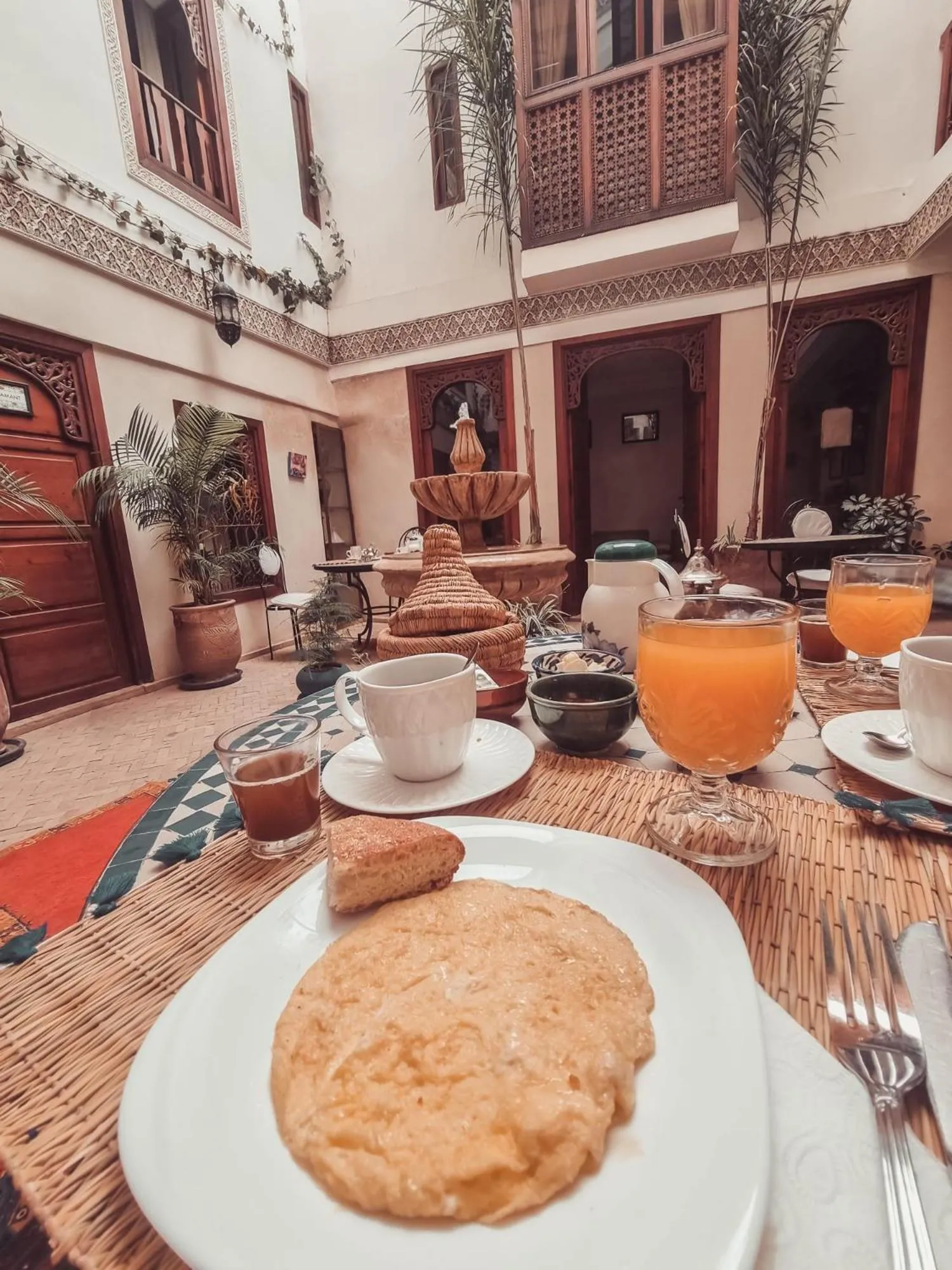 Breakfast in Riad Chams Marrakech