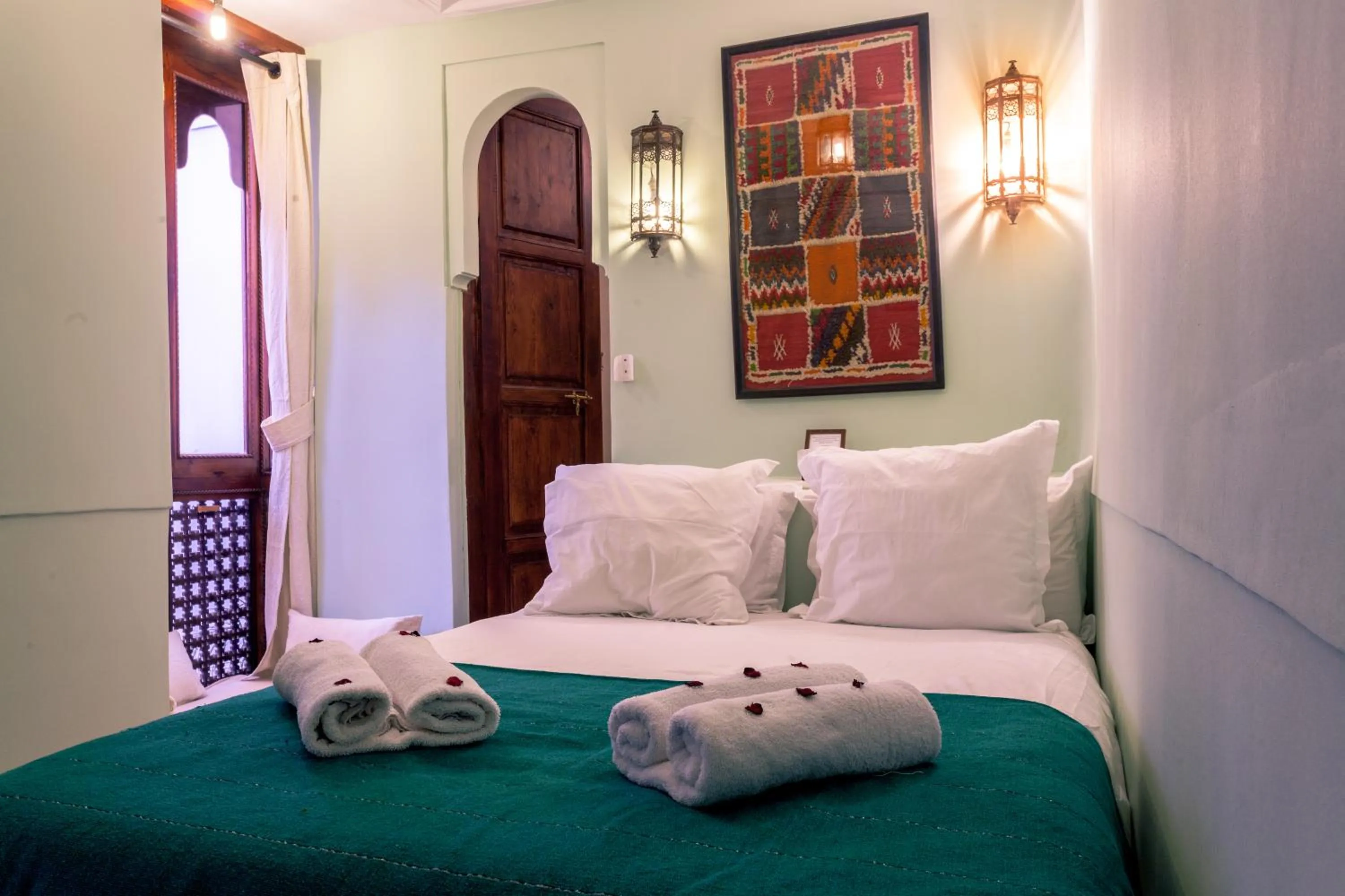 Bedroom, Bed in Riad Chams Marrakech