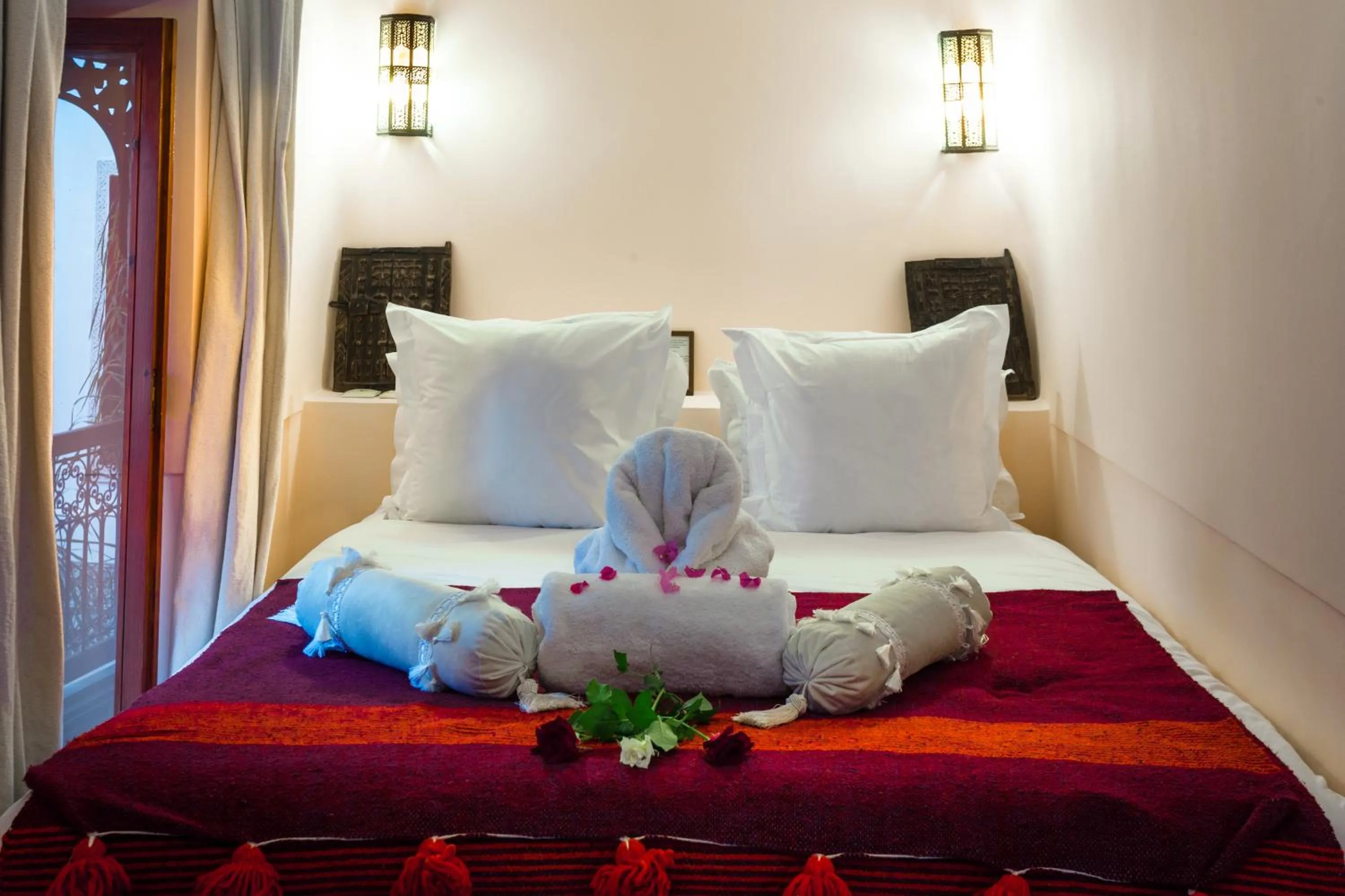 Bedroom, Bed in Riad Chams Marrakech