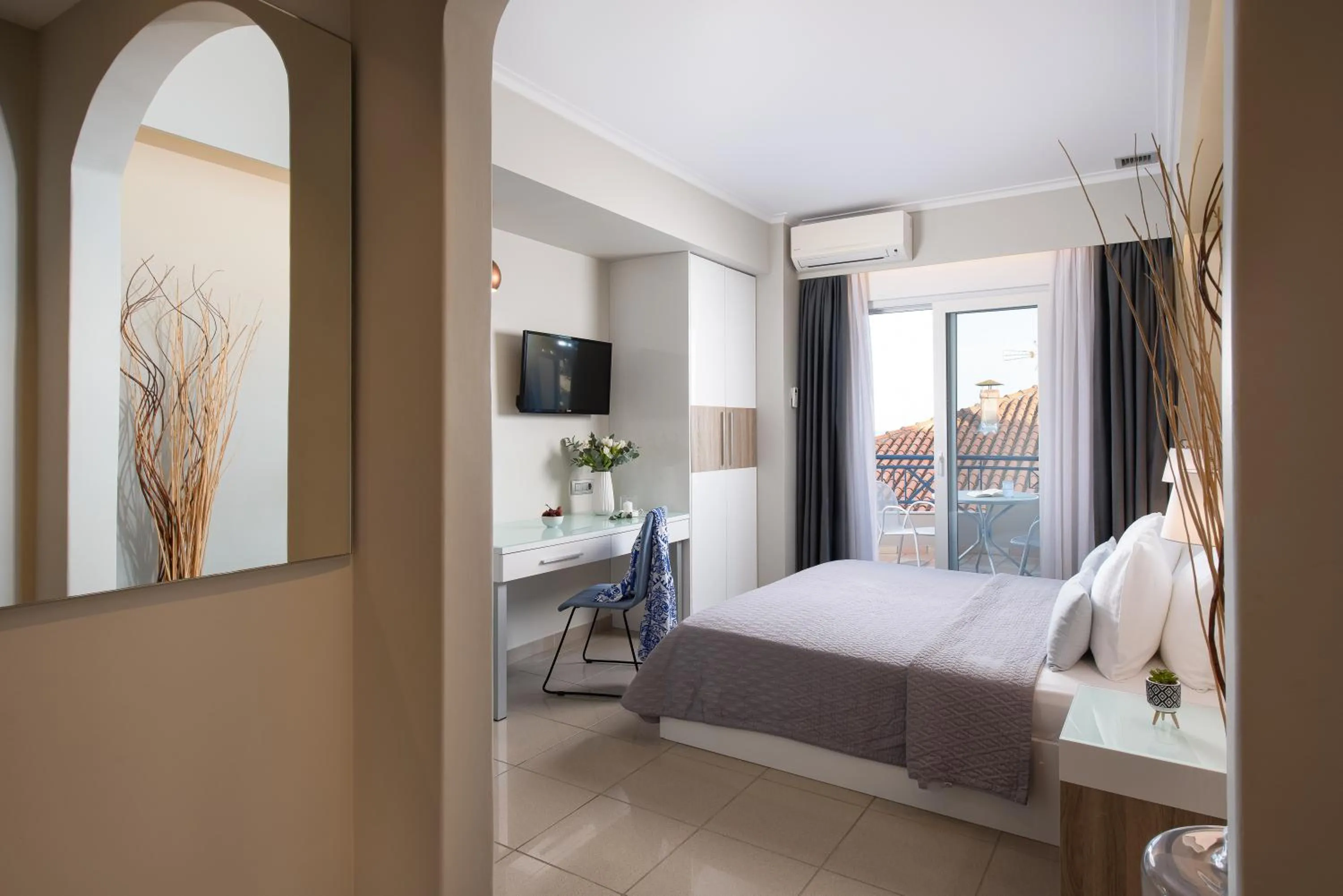 Bed in Olympic Star Beach Hotel