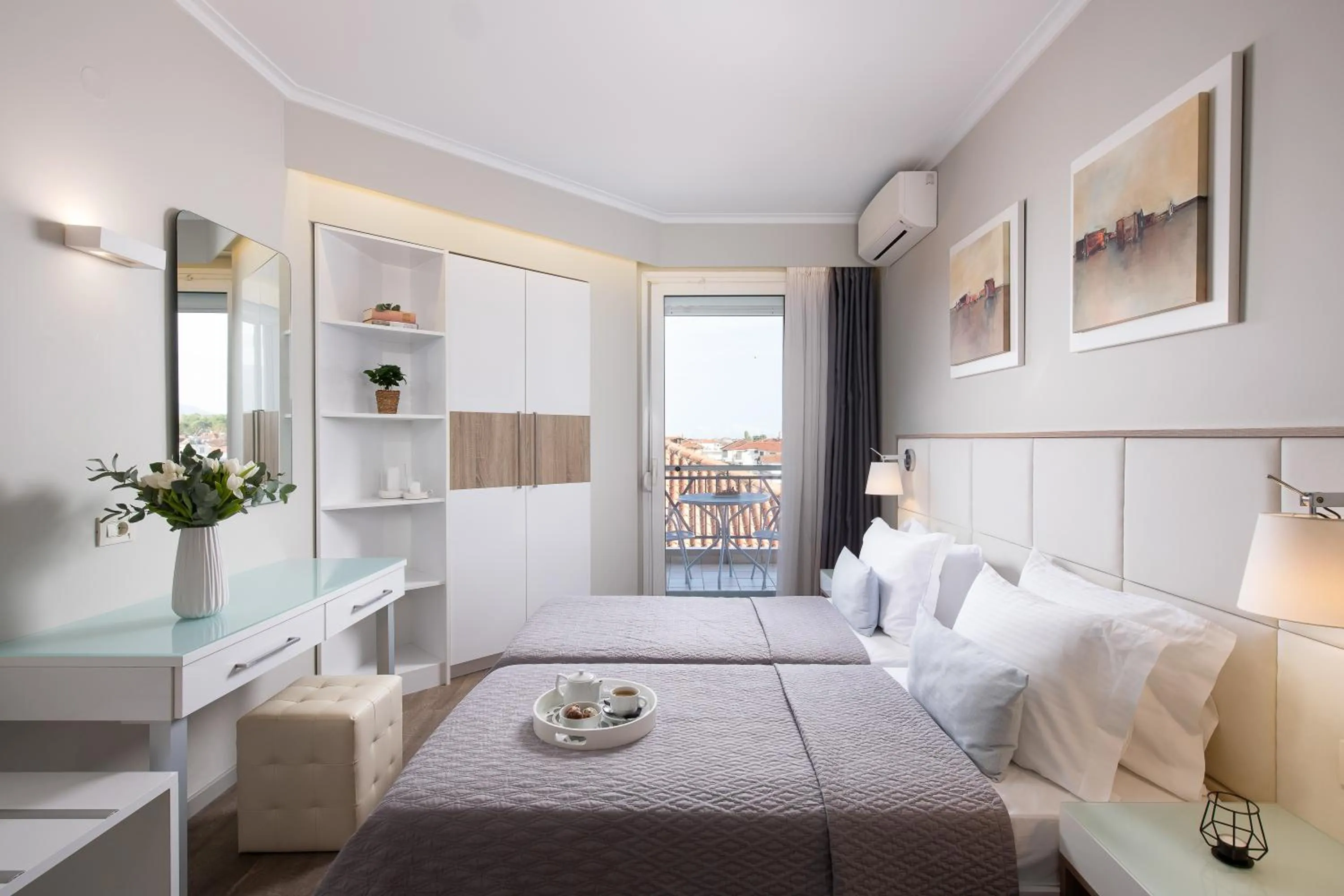 Bed in Olympic Star Beach Hotel