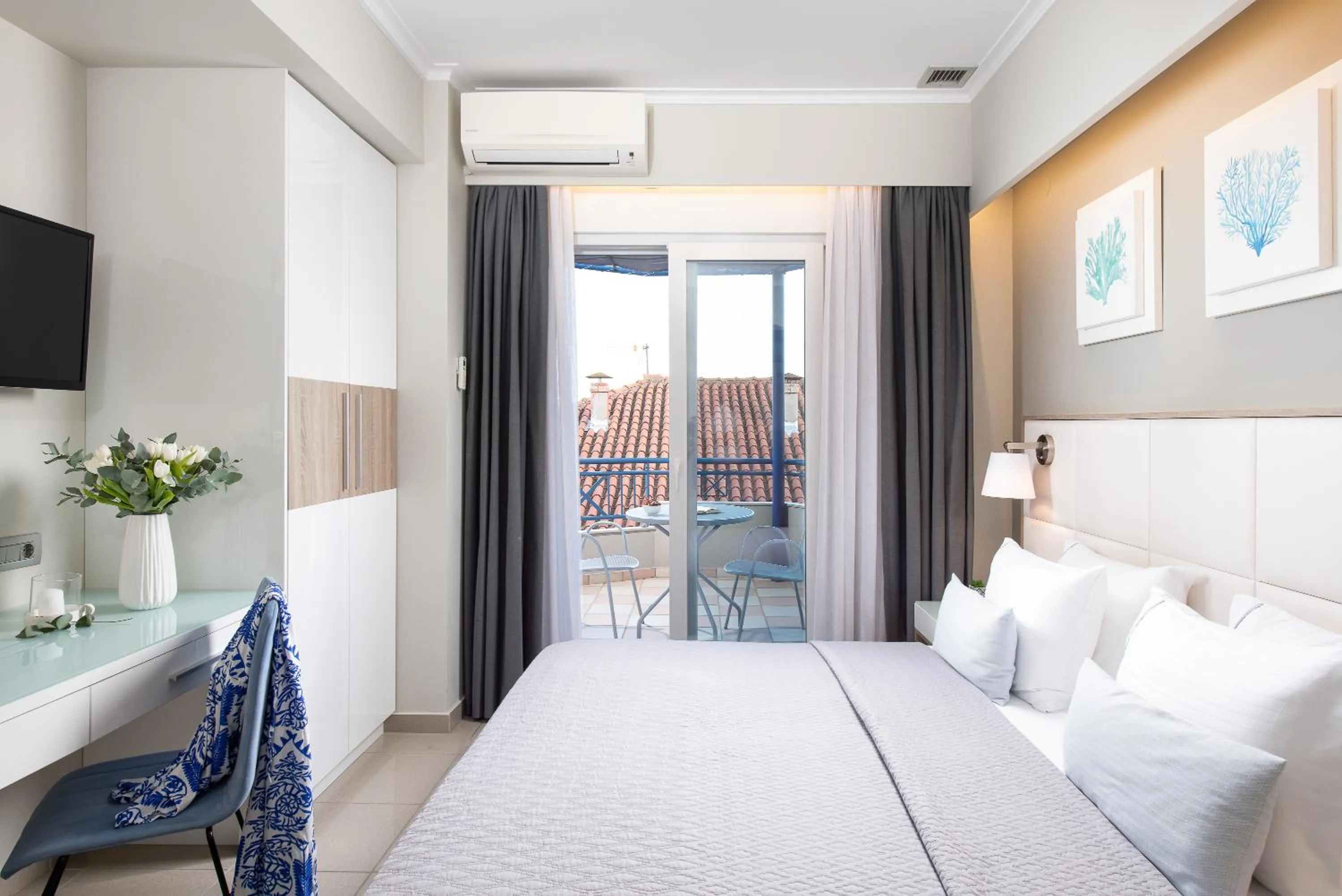 Bed in Olympic Star Beach Hotel