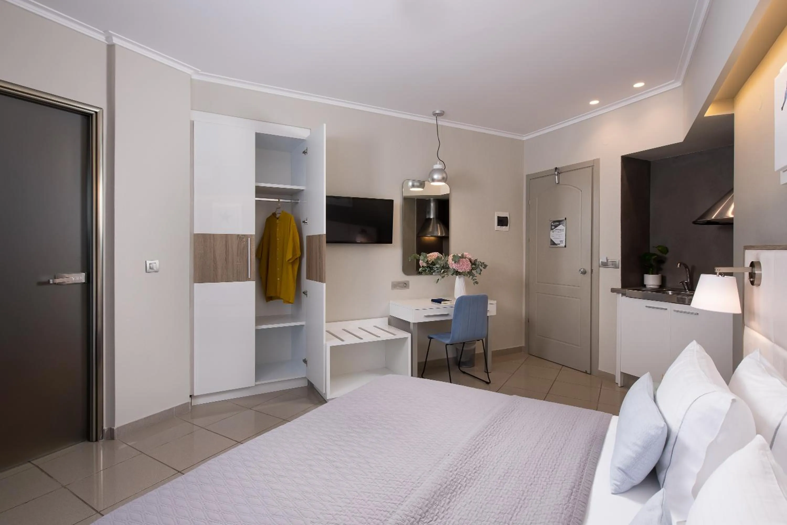 Bed in Olympic Star Beach Hotel