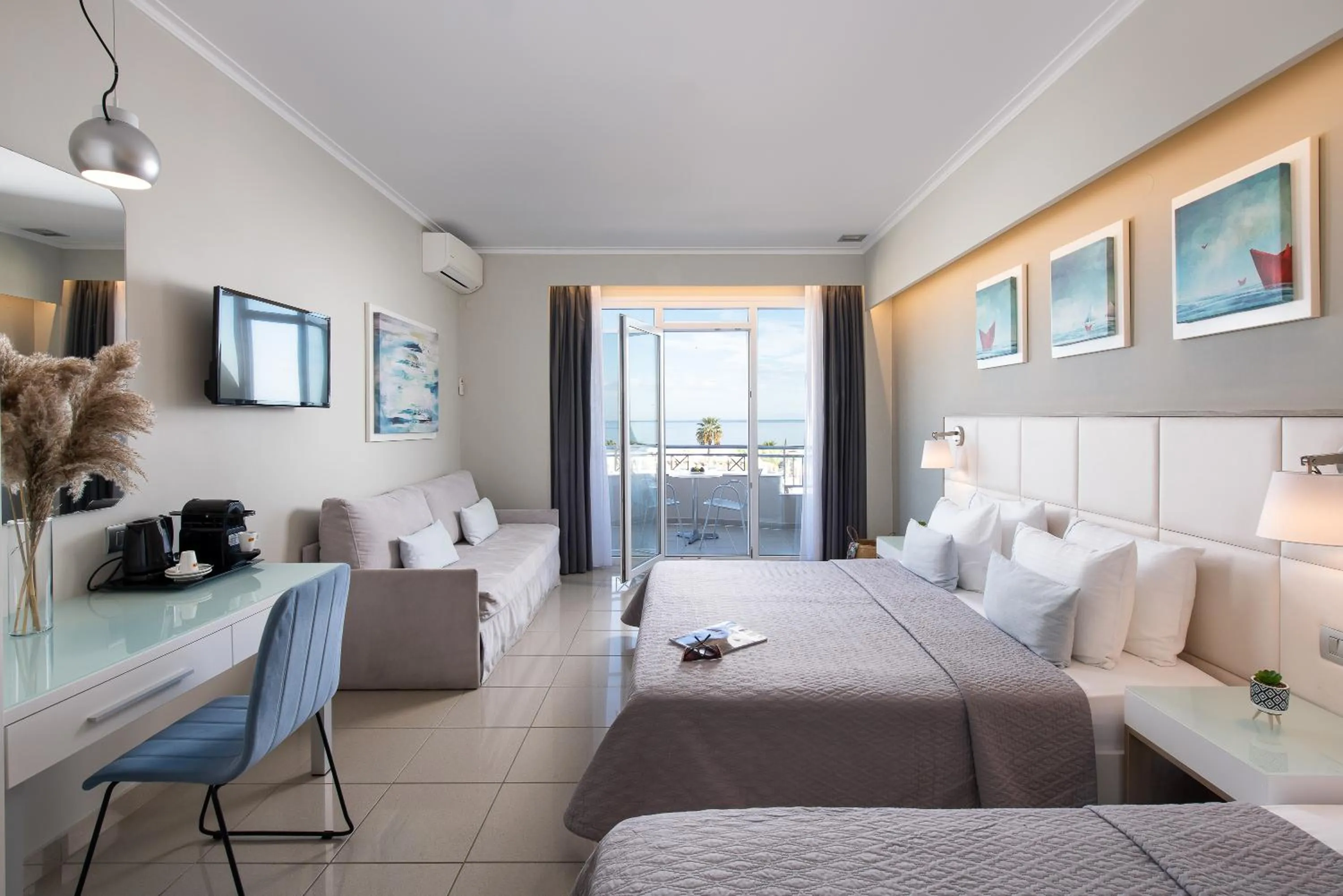 Bed in Olympic Star Beach Hotel