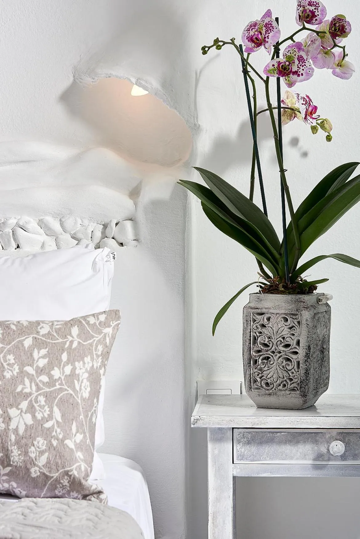 Decorative detail in Milos Hotel