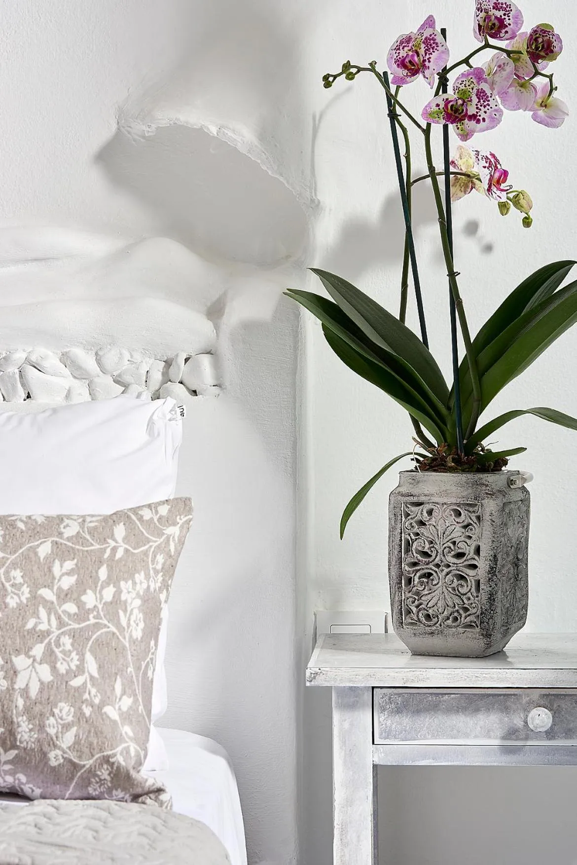 Decorative detail in Milos Hotel